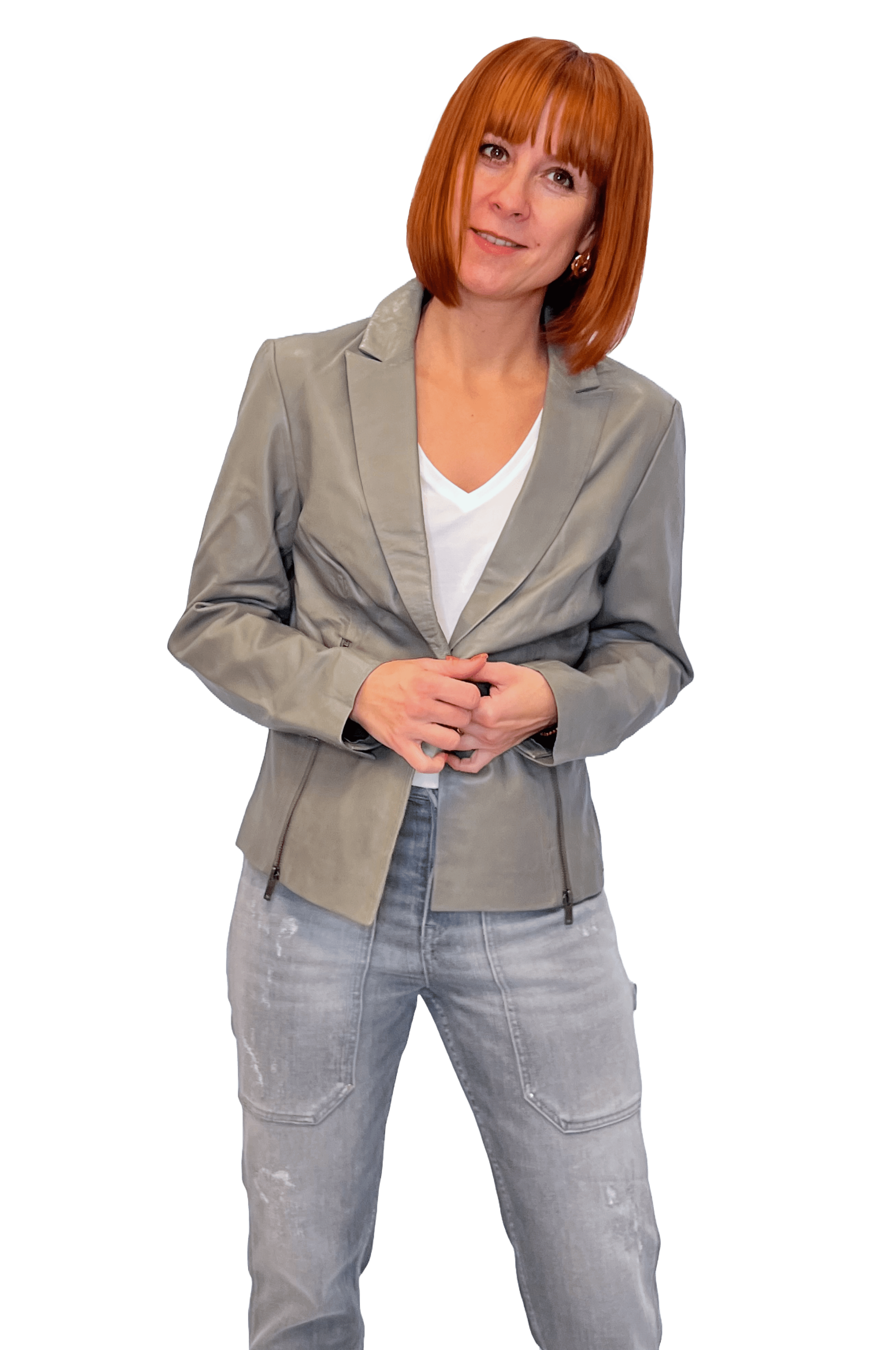 Rino & Pelle Caatje Damen Lederblazer