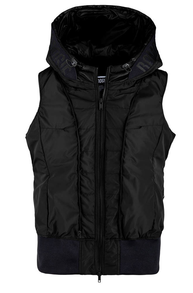 Bomboogie JW 5927 T MNQ 90 Damen Daunenjacke mit Logosaum