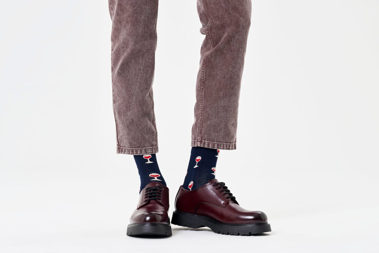 Happy Socks Glass of Wine Socken