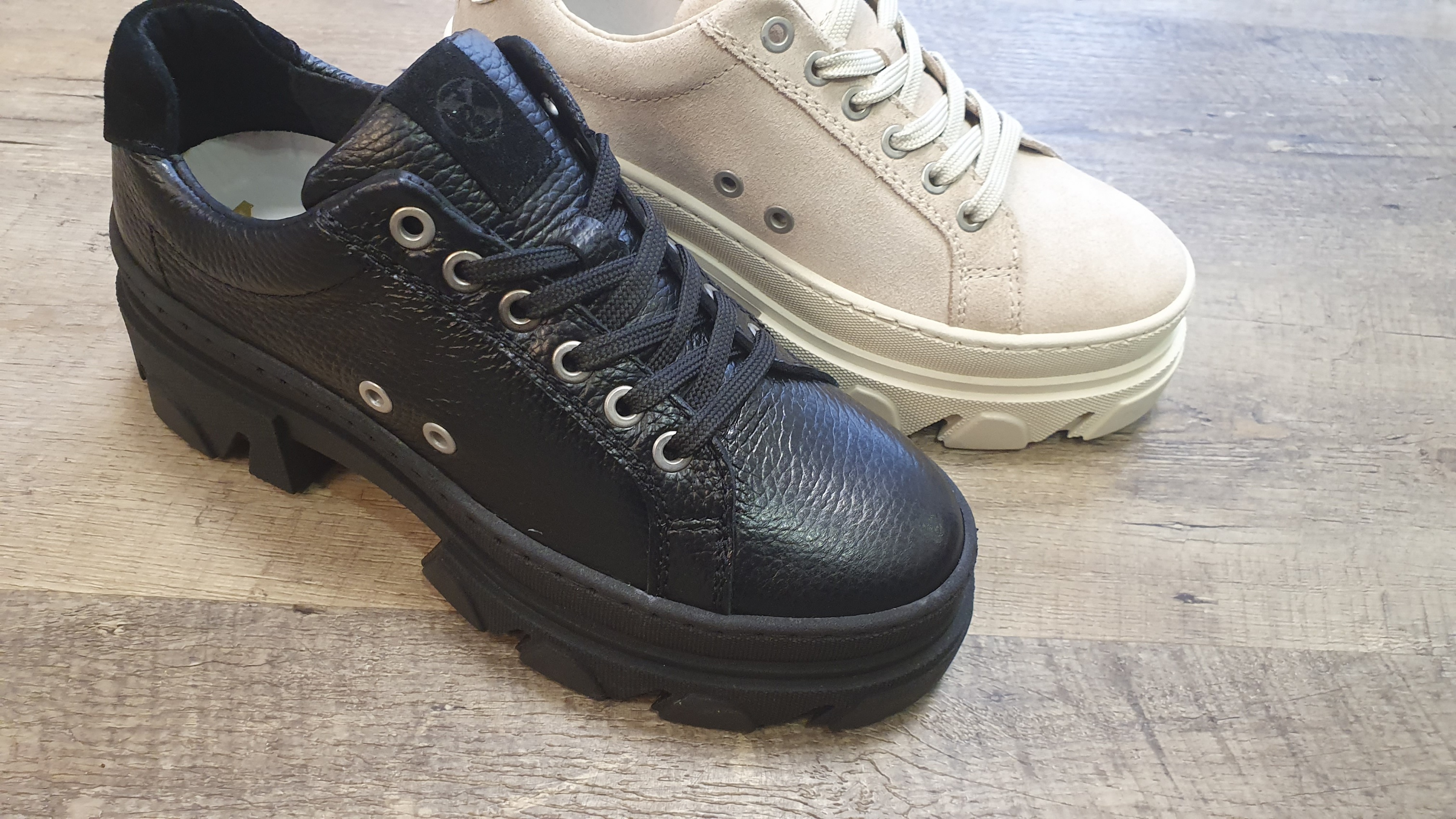 Post Xchange Shane 06 Damen Leder Sneaker Schnürschuhe