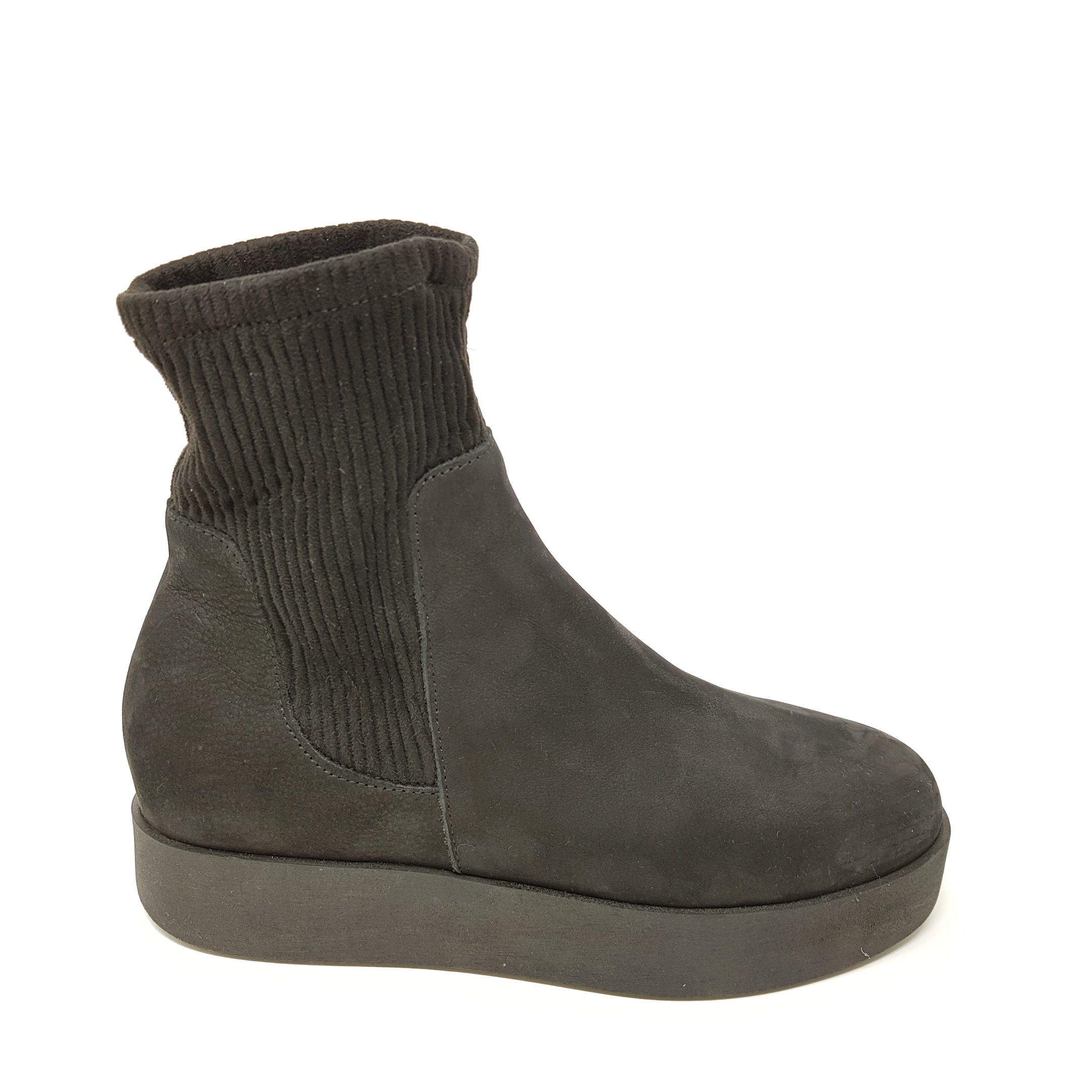 Copenhagen Damen Schlupfstiefette- Leder schwarz