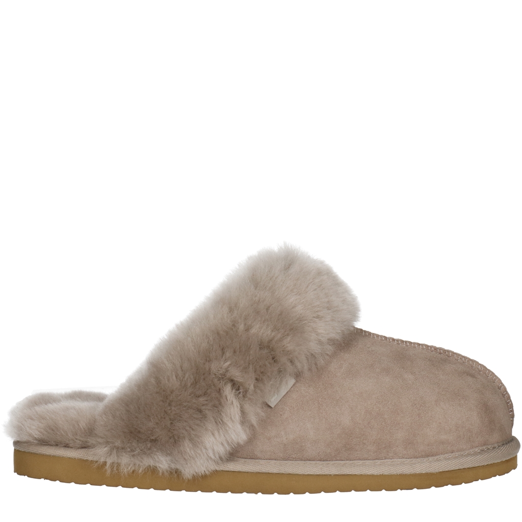 BullBoxer Caicy 258000F Damen Lammfell Pantolette