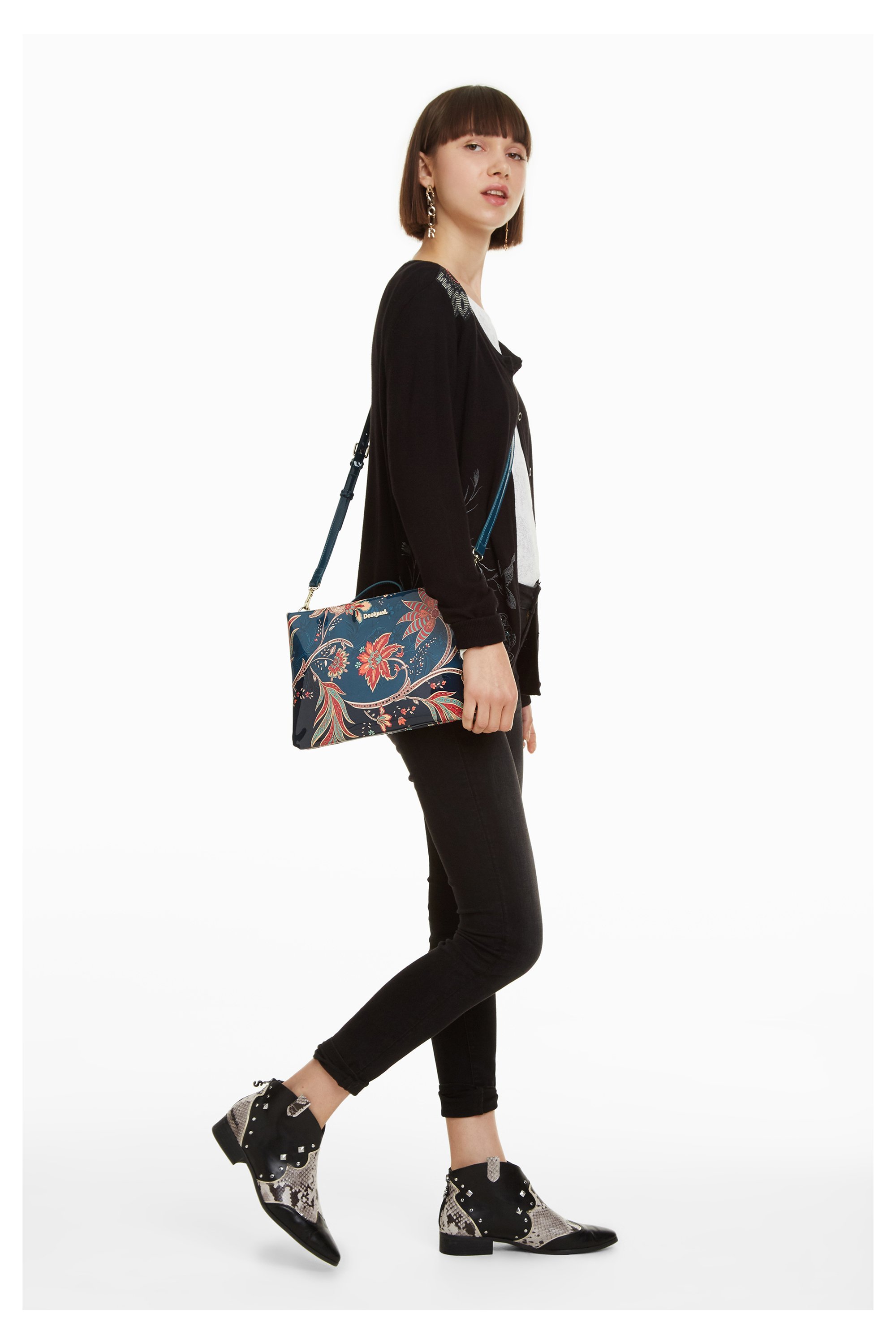 Desigual Anita Damen Fein Strickjacke