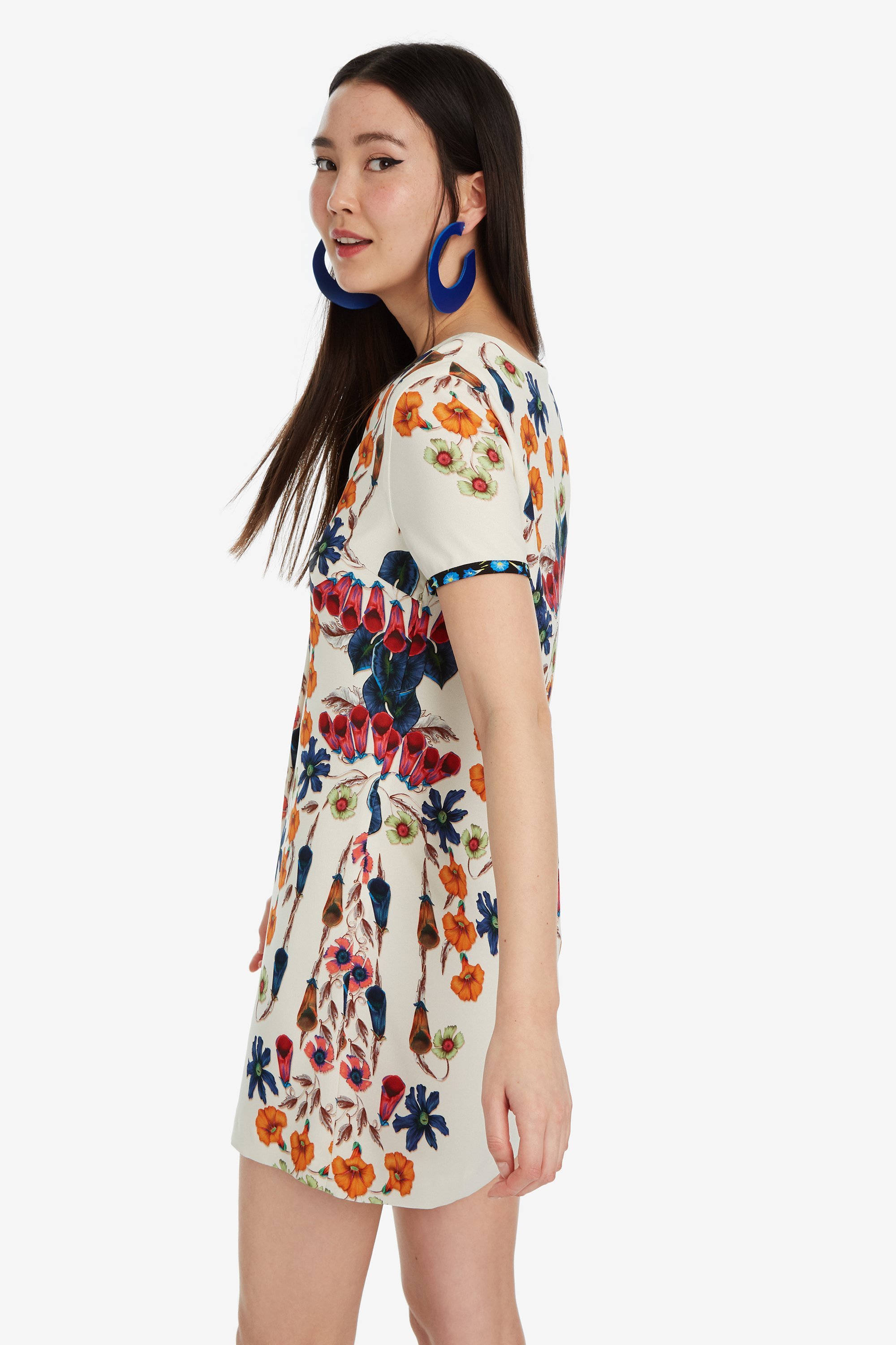 Desigual Vest Cork Damen Blumenkleid
