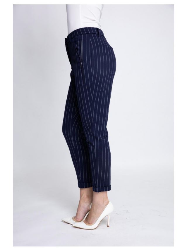 Zhrill Laura N4102 Damen Hose mit Nadelstreifen