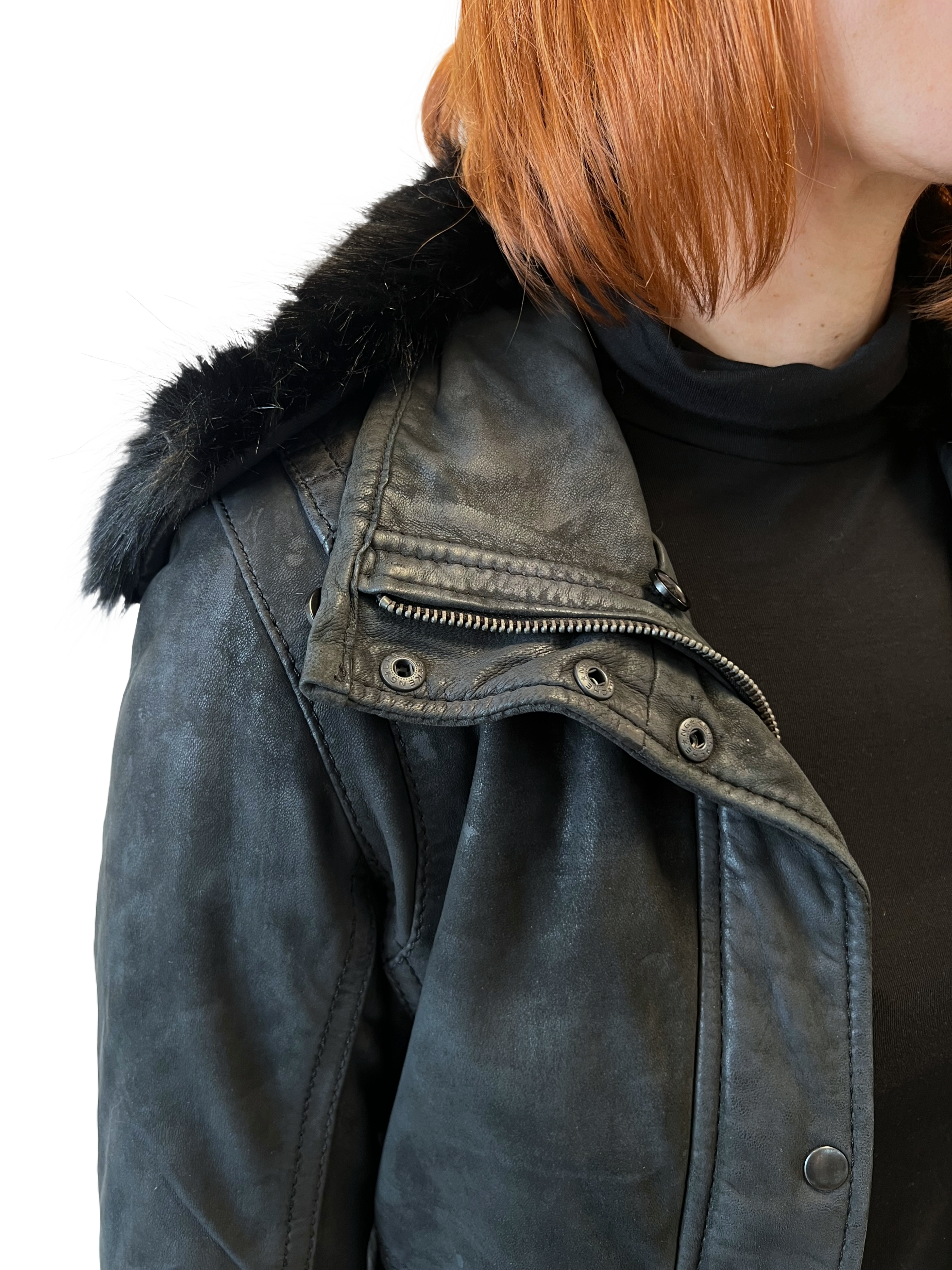 Rino & Pelle Cerise  Damen Leder Jacke