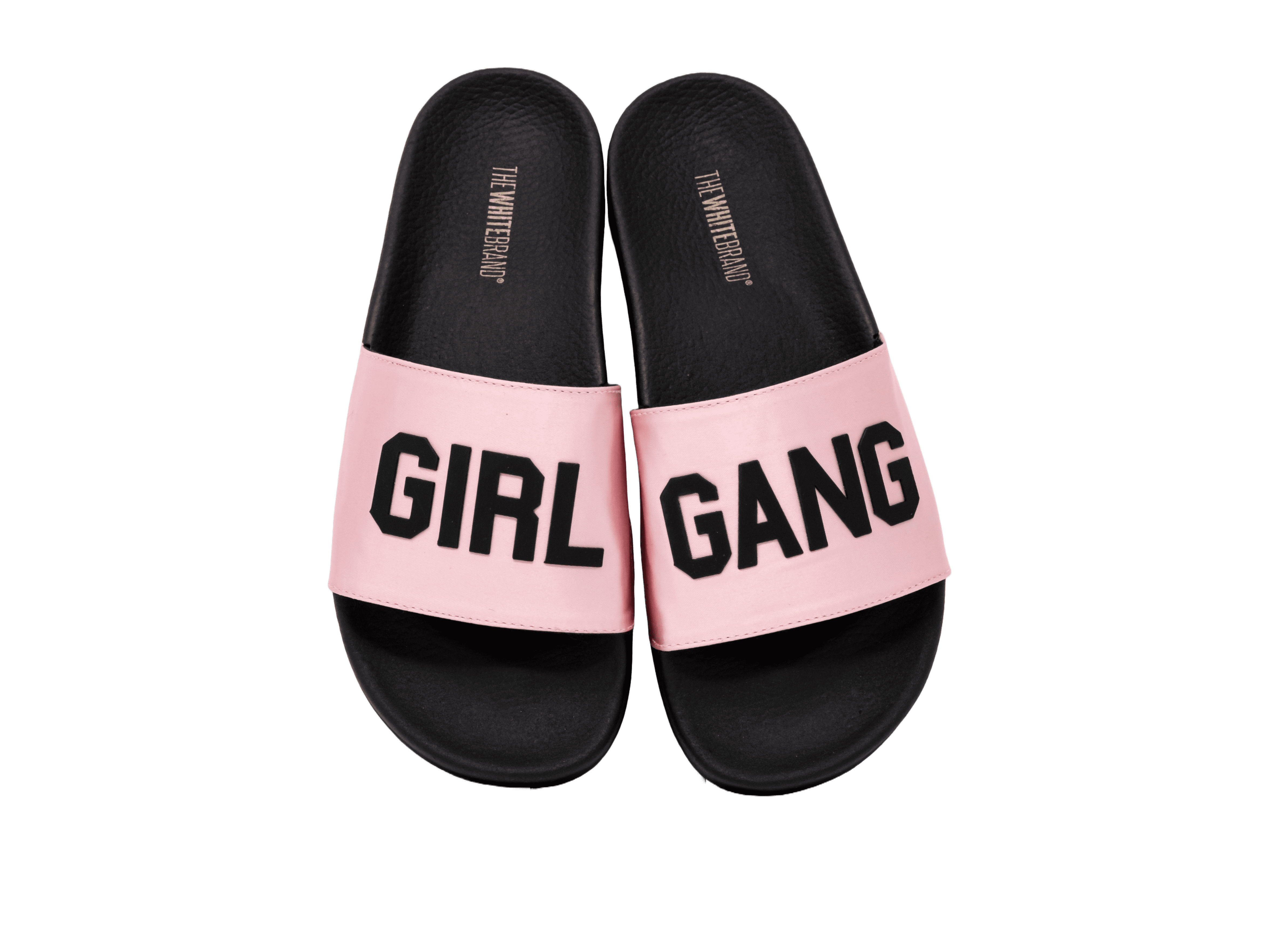 The White Brand Satin Girl Gang Damen Pantolette