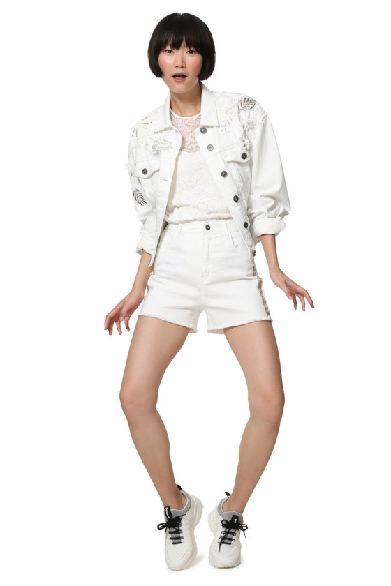 Desigual Evora Damen Jeans Shorts