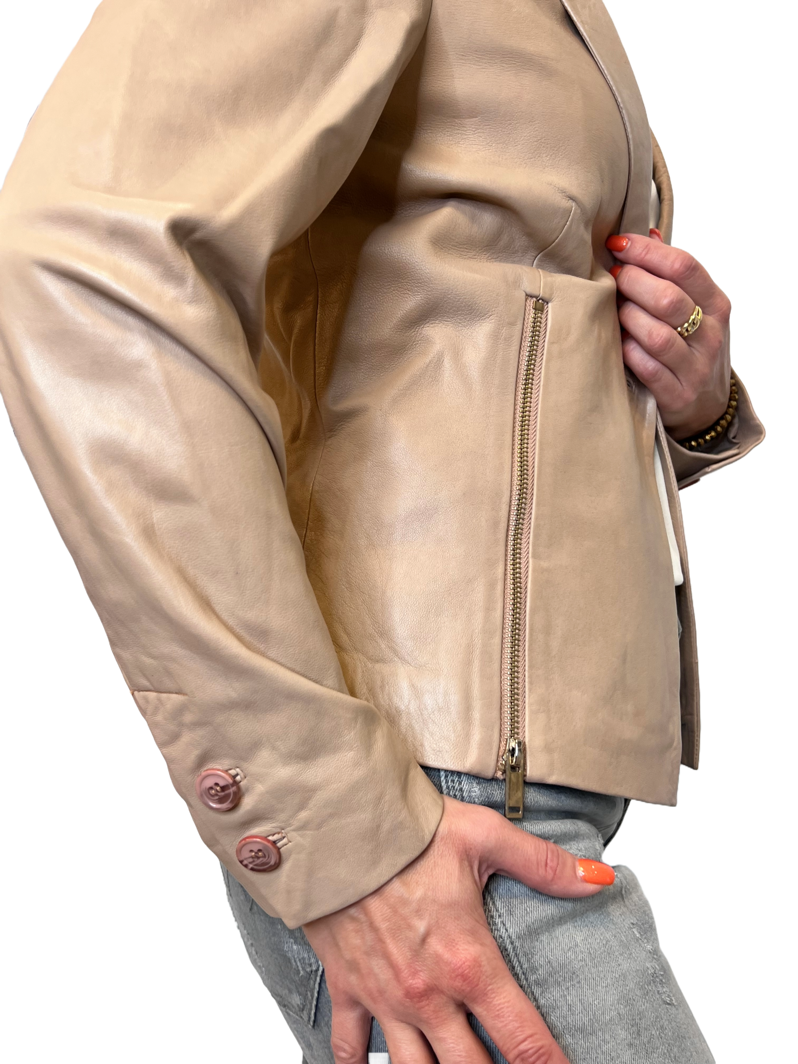 Rino & Pelle Caatje Damen Lederblazer