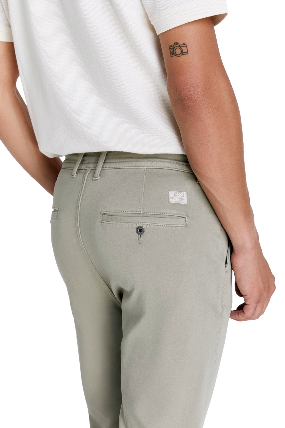C.O.J. Felix Herren Jogg Chino Hose sage