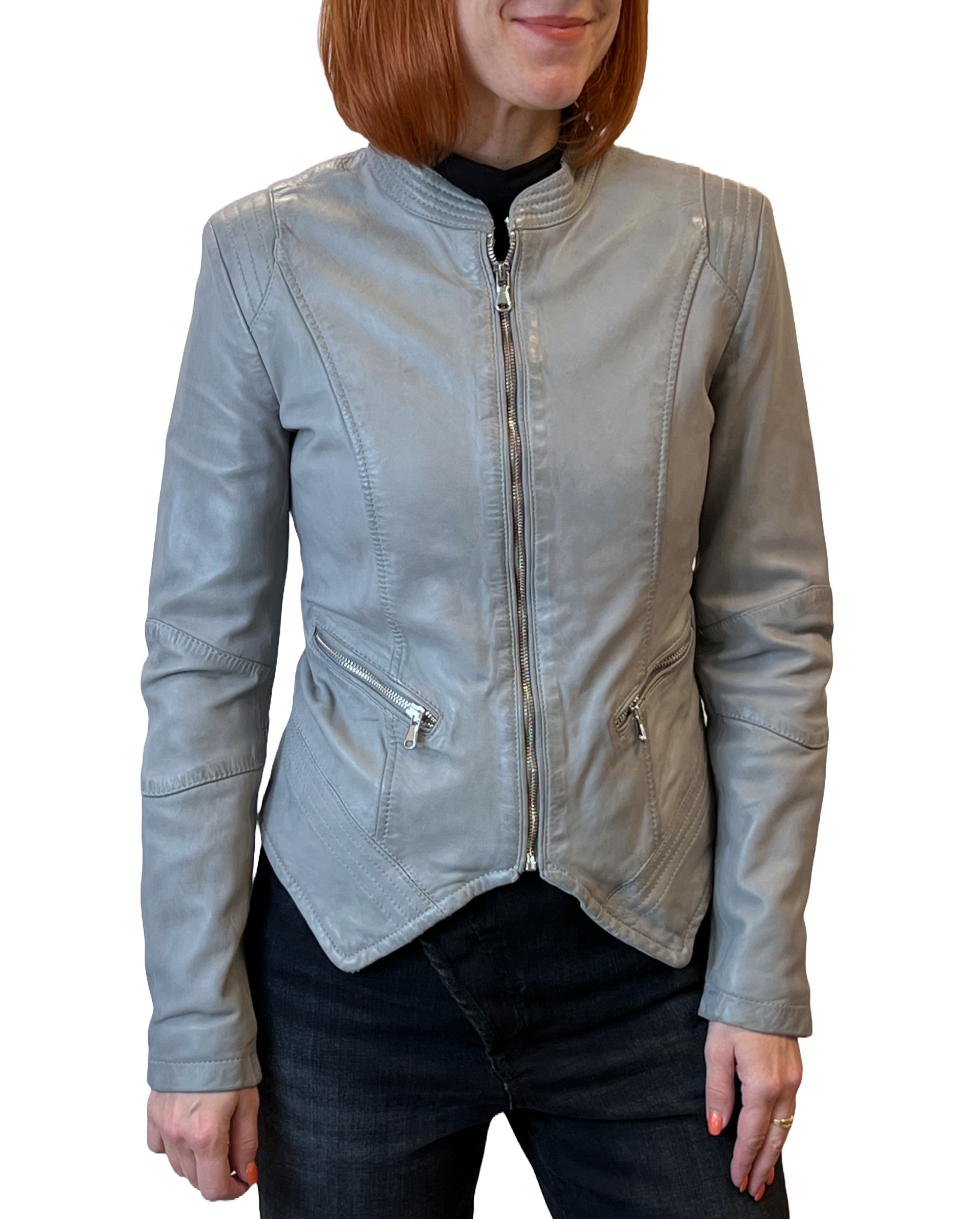 DSCVR Lou Damen Lederjacke
