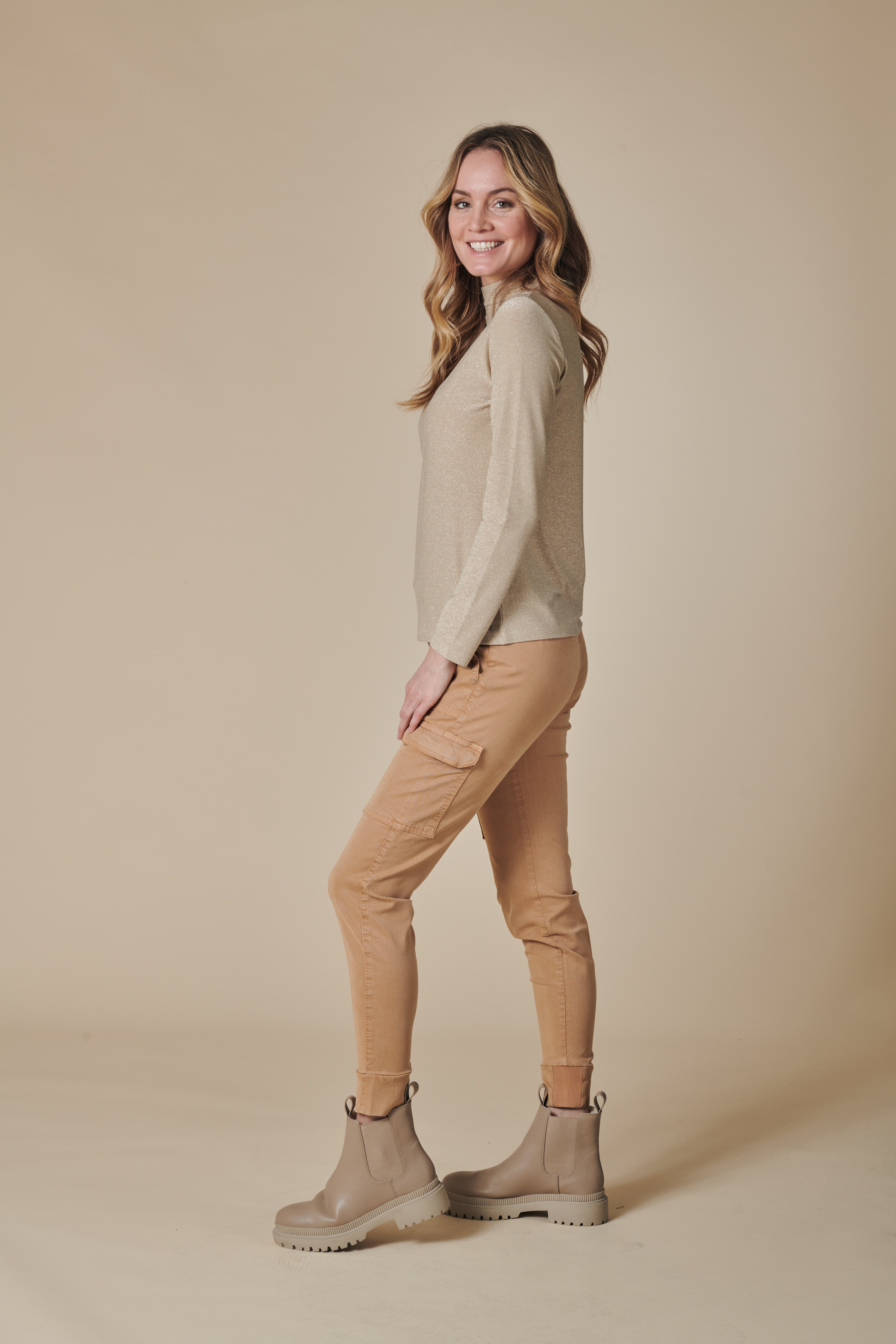Zhrill Abigail Lurex Damen Shirt