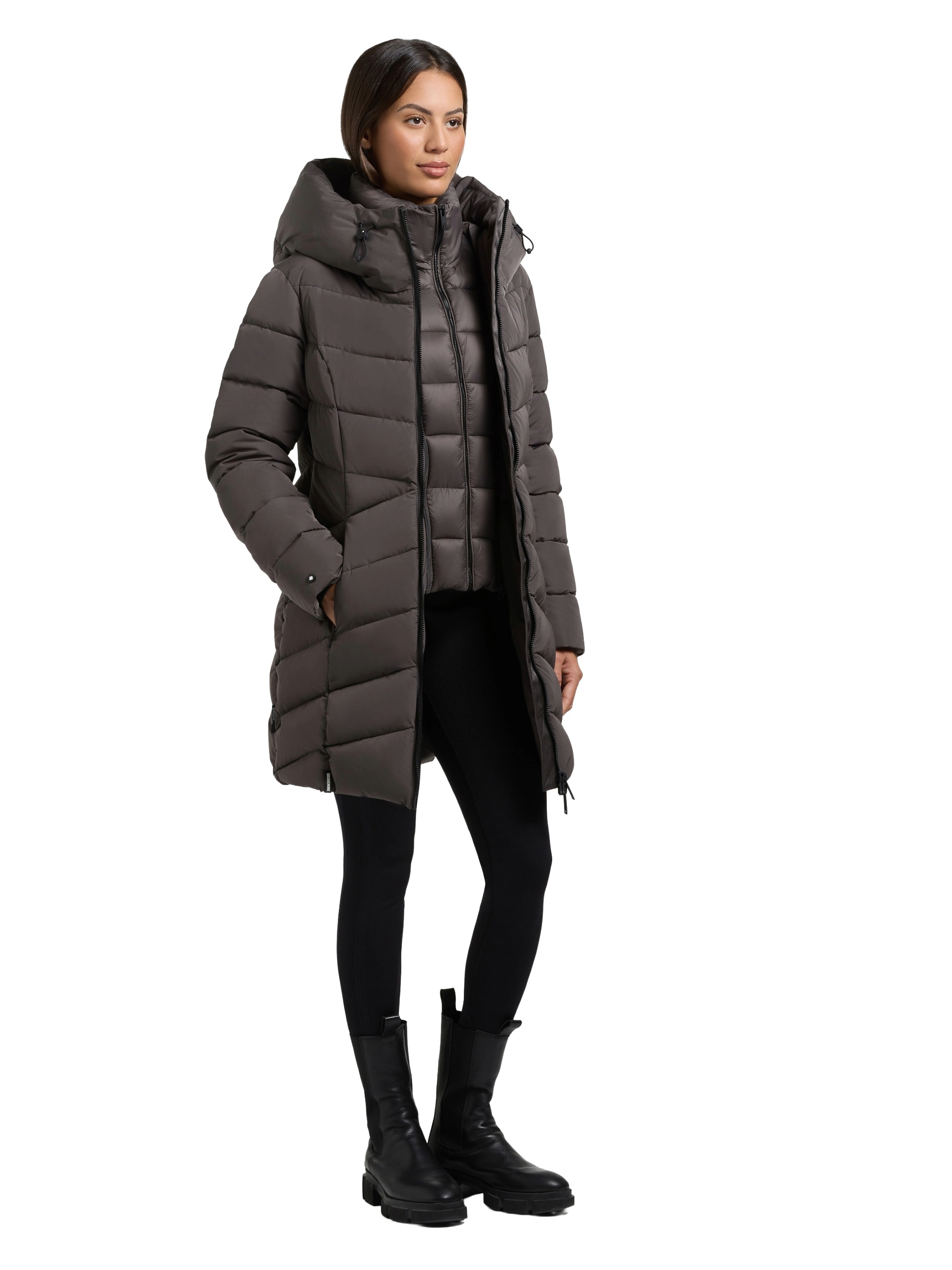 Khujo Dier Damen Wintermantel