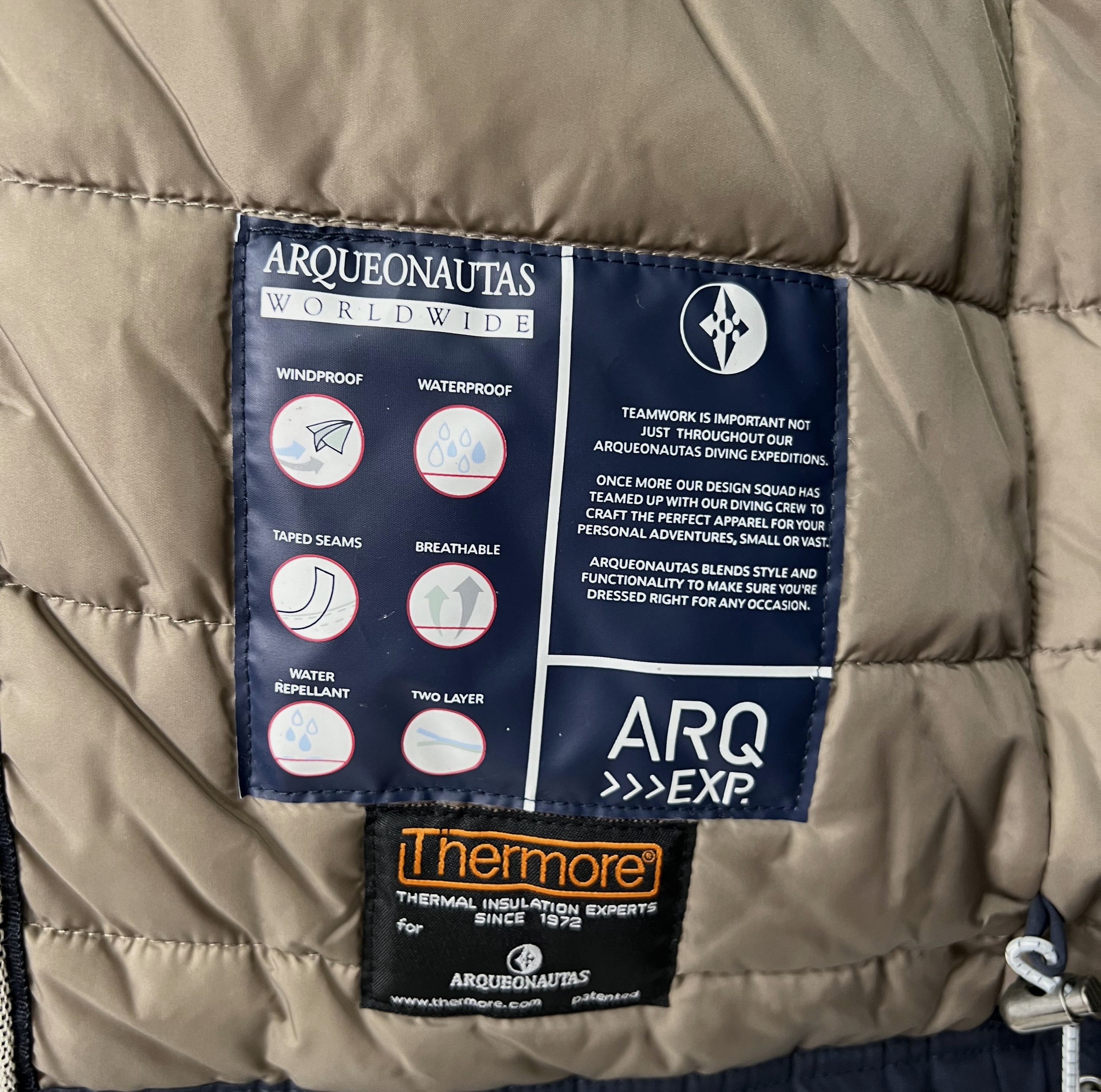 Arqueonautas 234425 Damen Parka mit Kompass