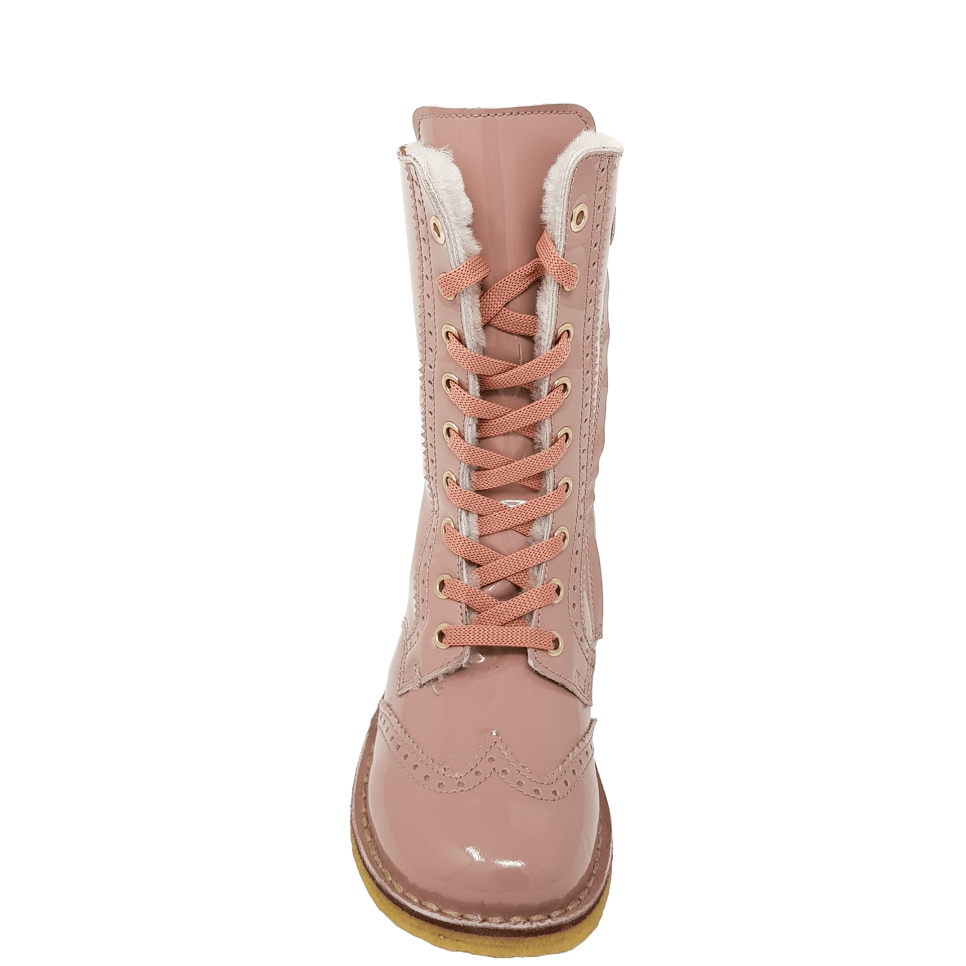 Zecchino d´Oro A06-660 Mädchen Lack Schnürstiefel Budapester