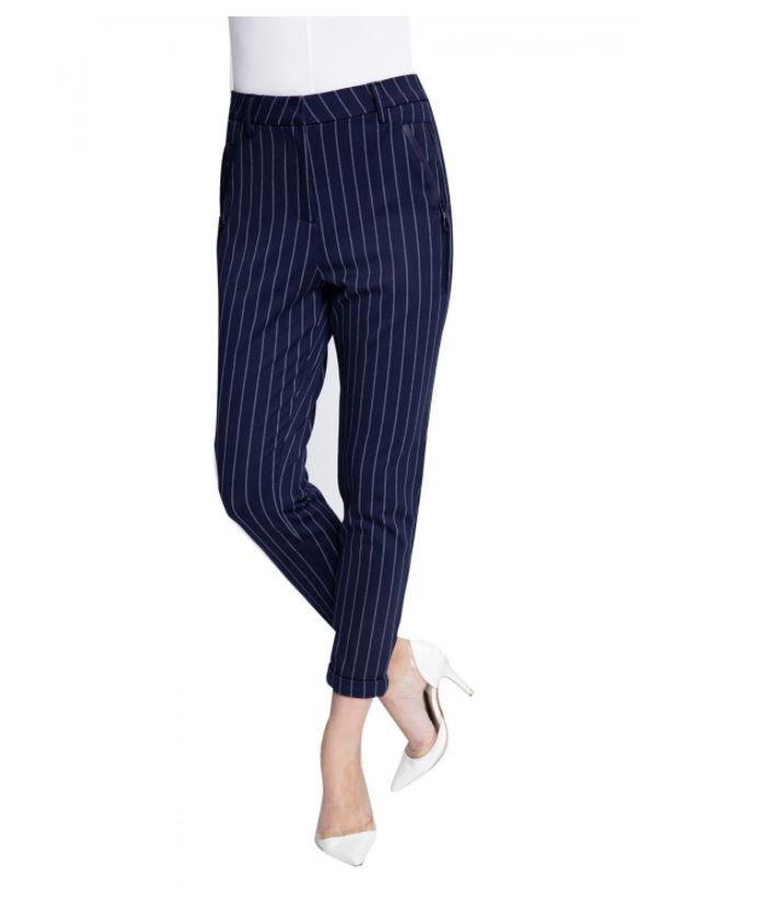 Zhrill Laura N4102 Damen Hose mit Nadelstreifen