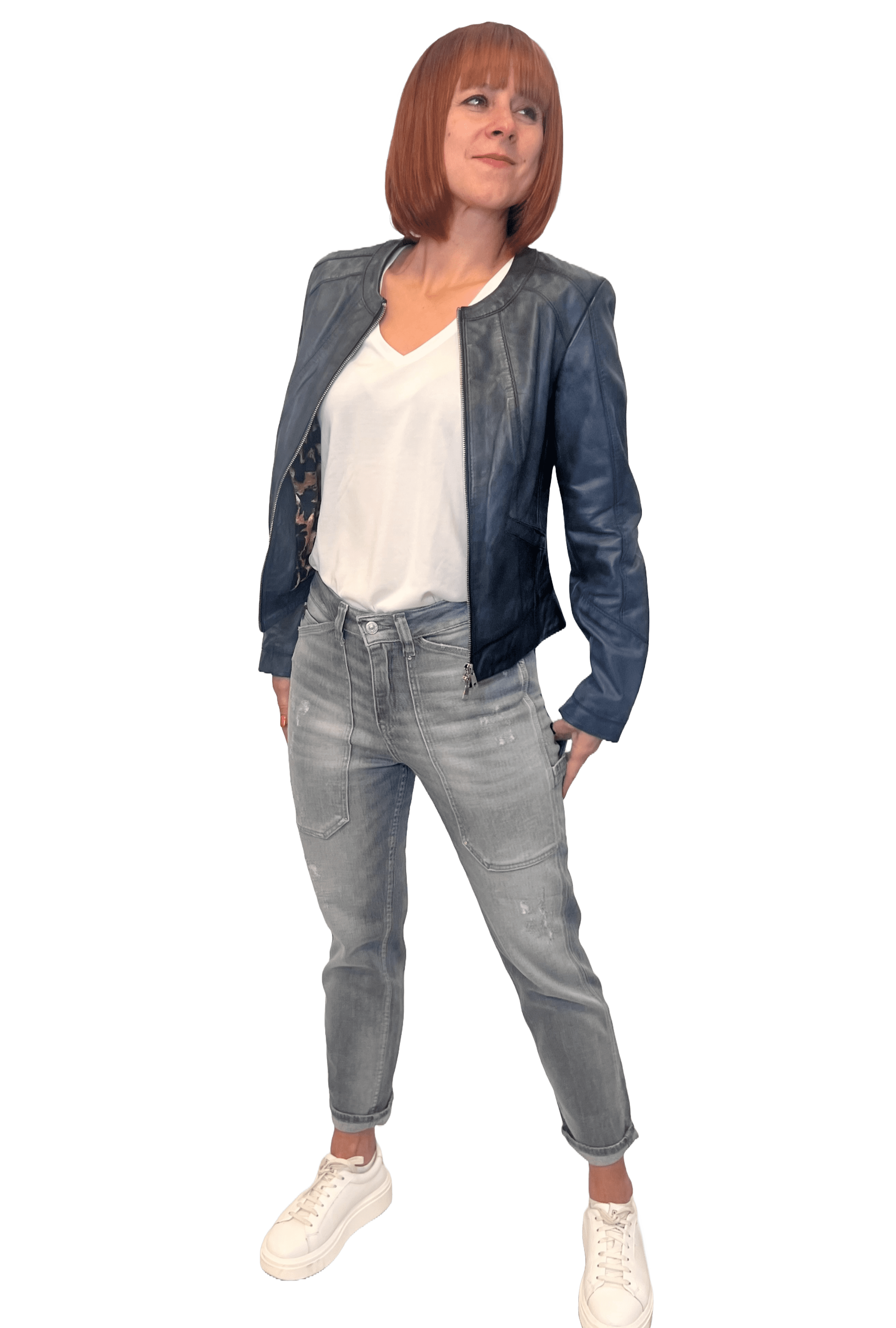 Rino & Pelle Bouke Damen Lederjacke 