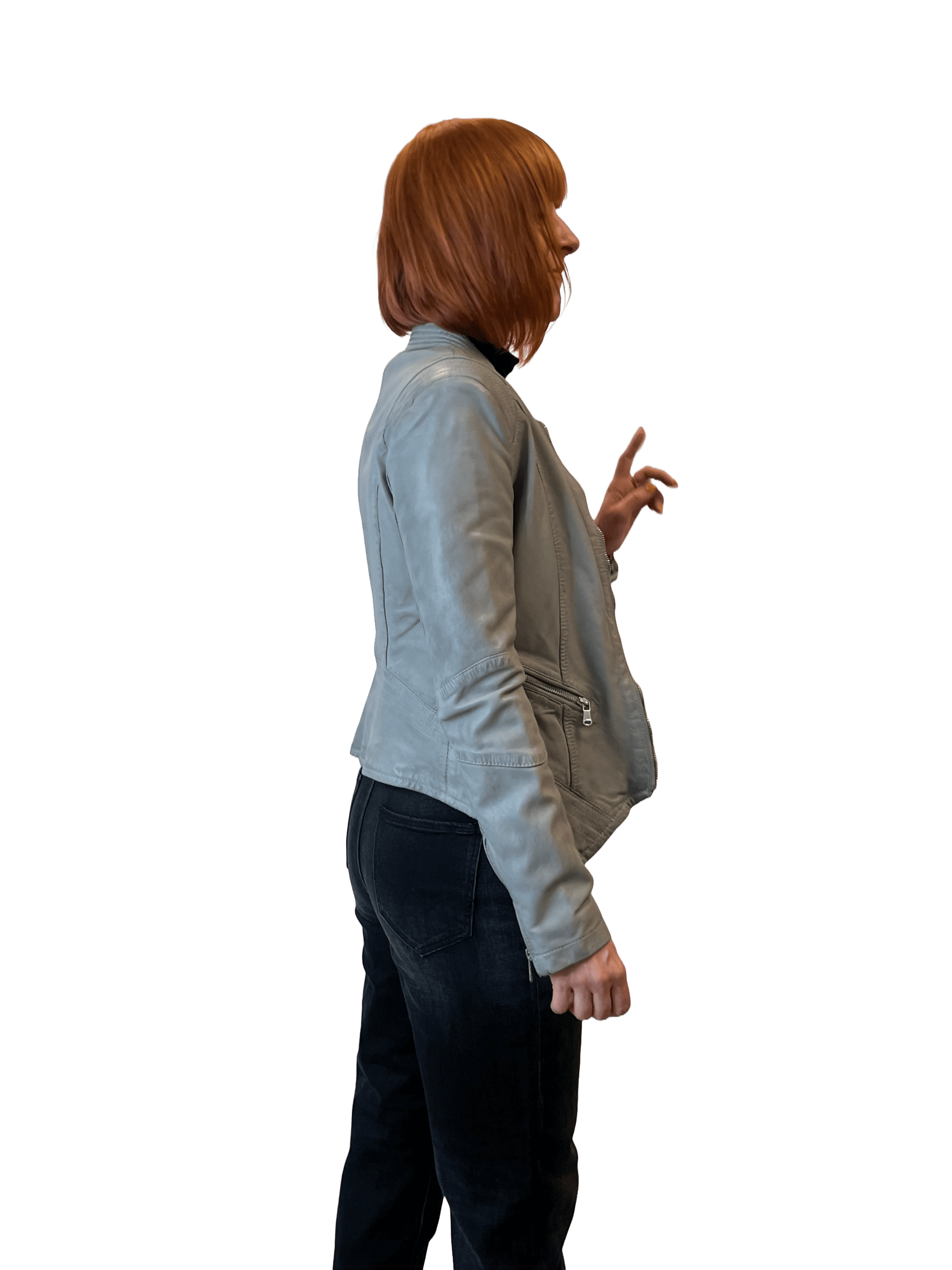 DSCVR Lou Damen Lederjacke
