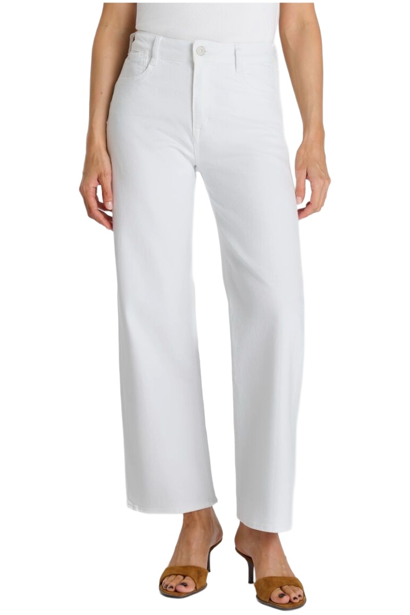 Le Temps des Cerises Pulp High Damen Jeans wide leg white