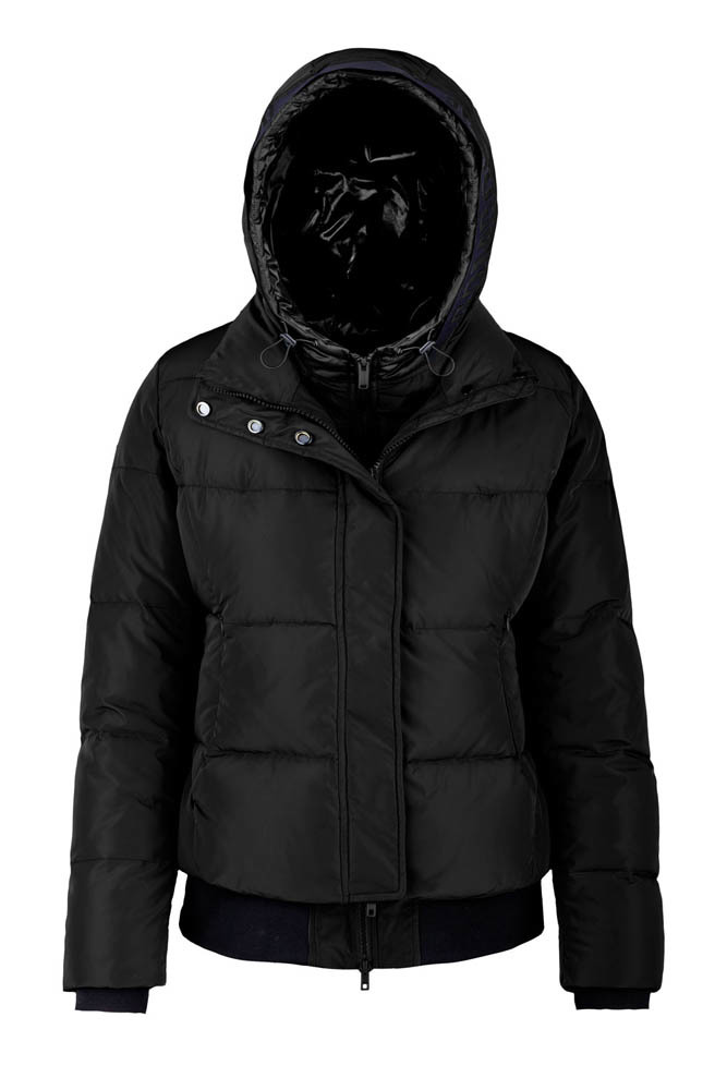 Bomboogie JW 5927 T MNQ 90 Damen Daunenjacke mit Logosaum