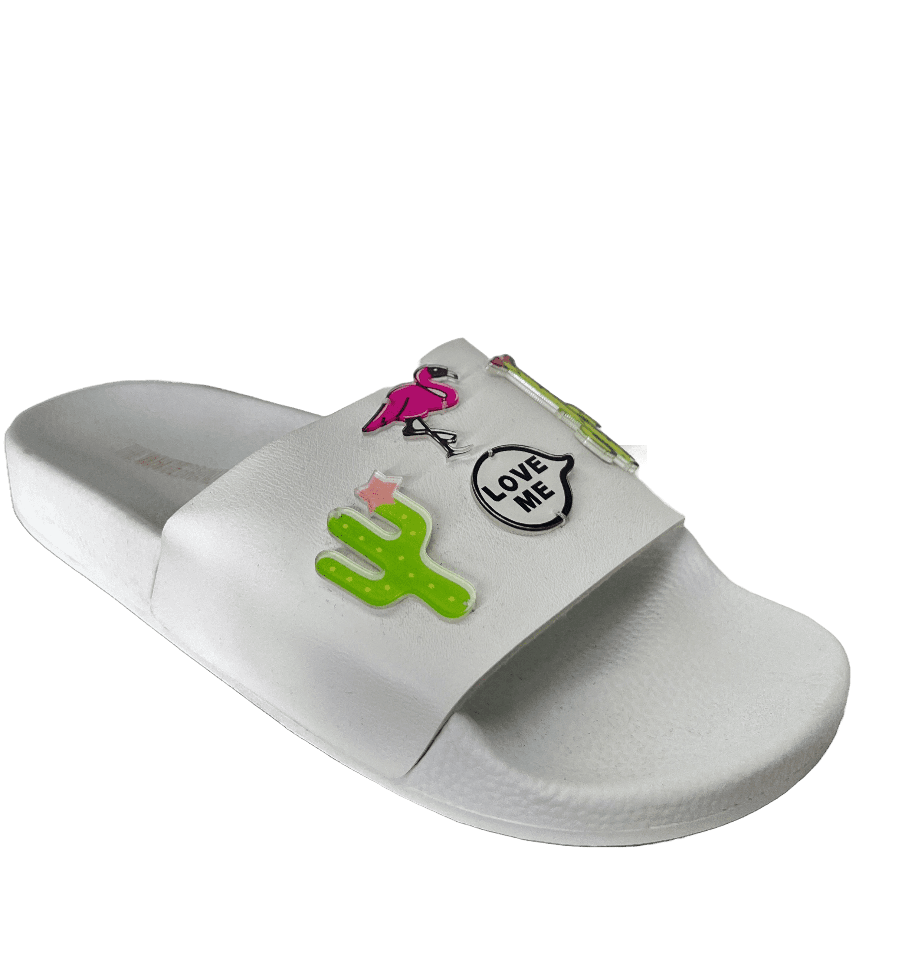The White Brand Pin Cactus Damen Pantolette