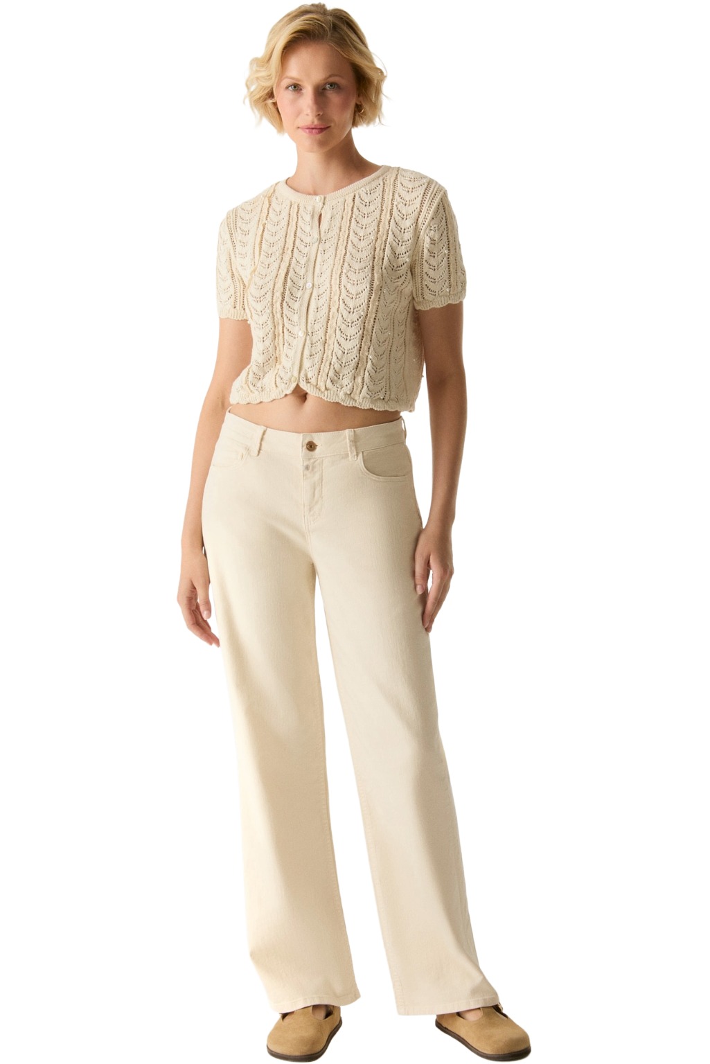 C.O.J. Denim Nova Damen Jeans sand