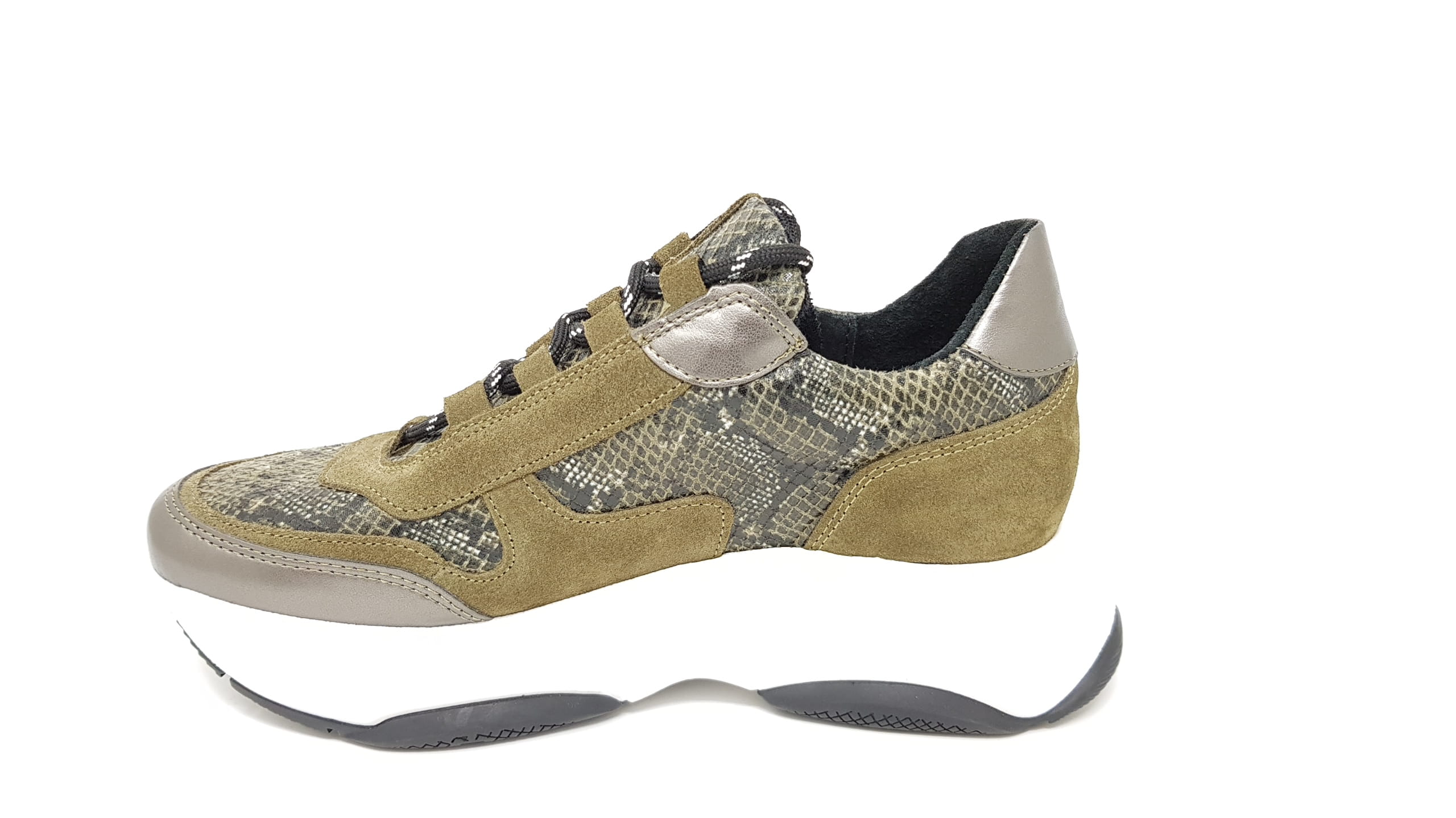 SPM Katrie Ugly Plateau Sneaker Snake
