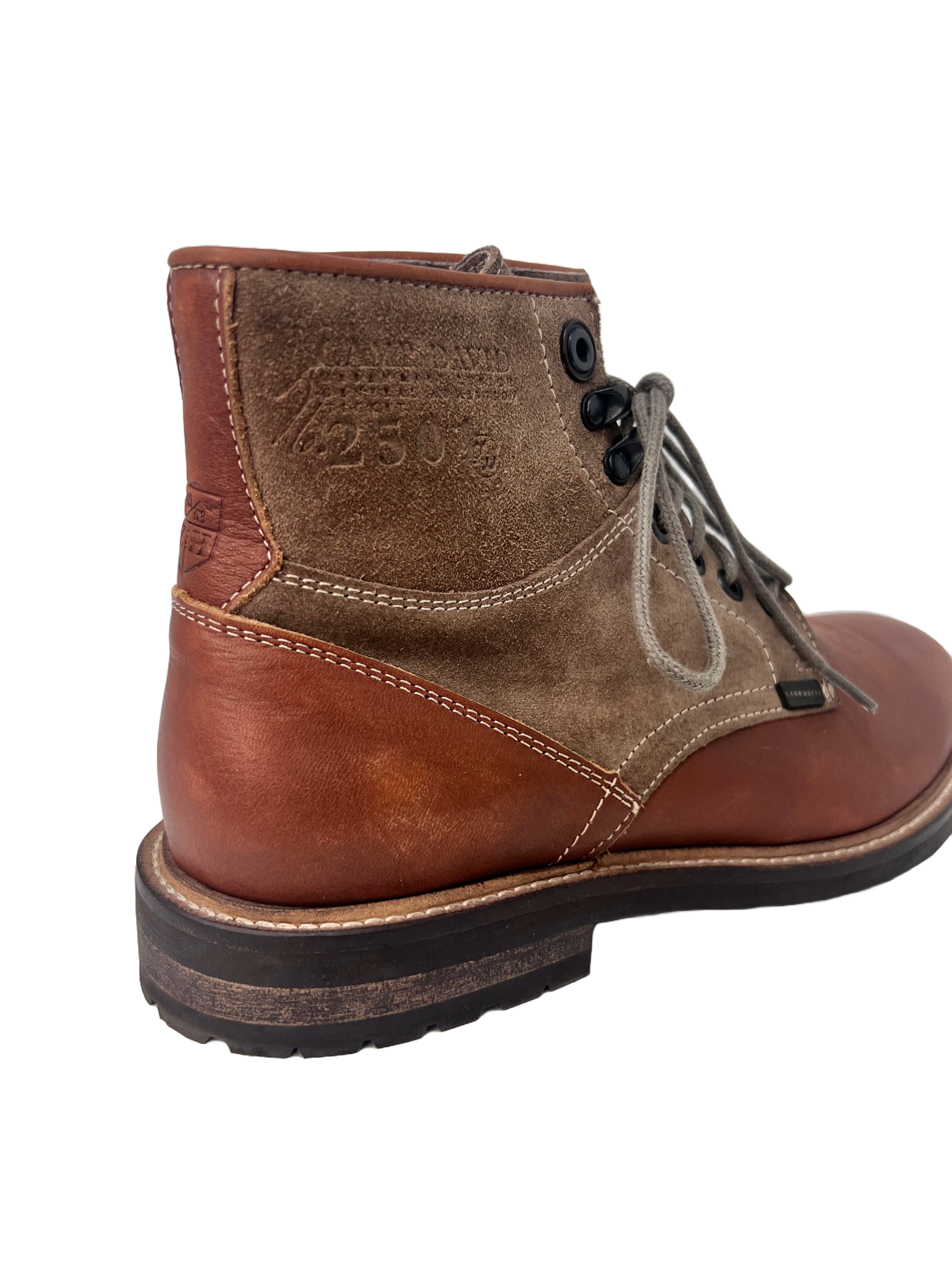Camp David Lace up Schnürschuhe rust