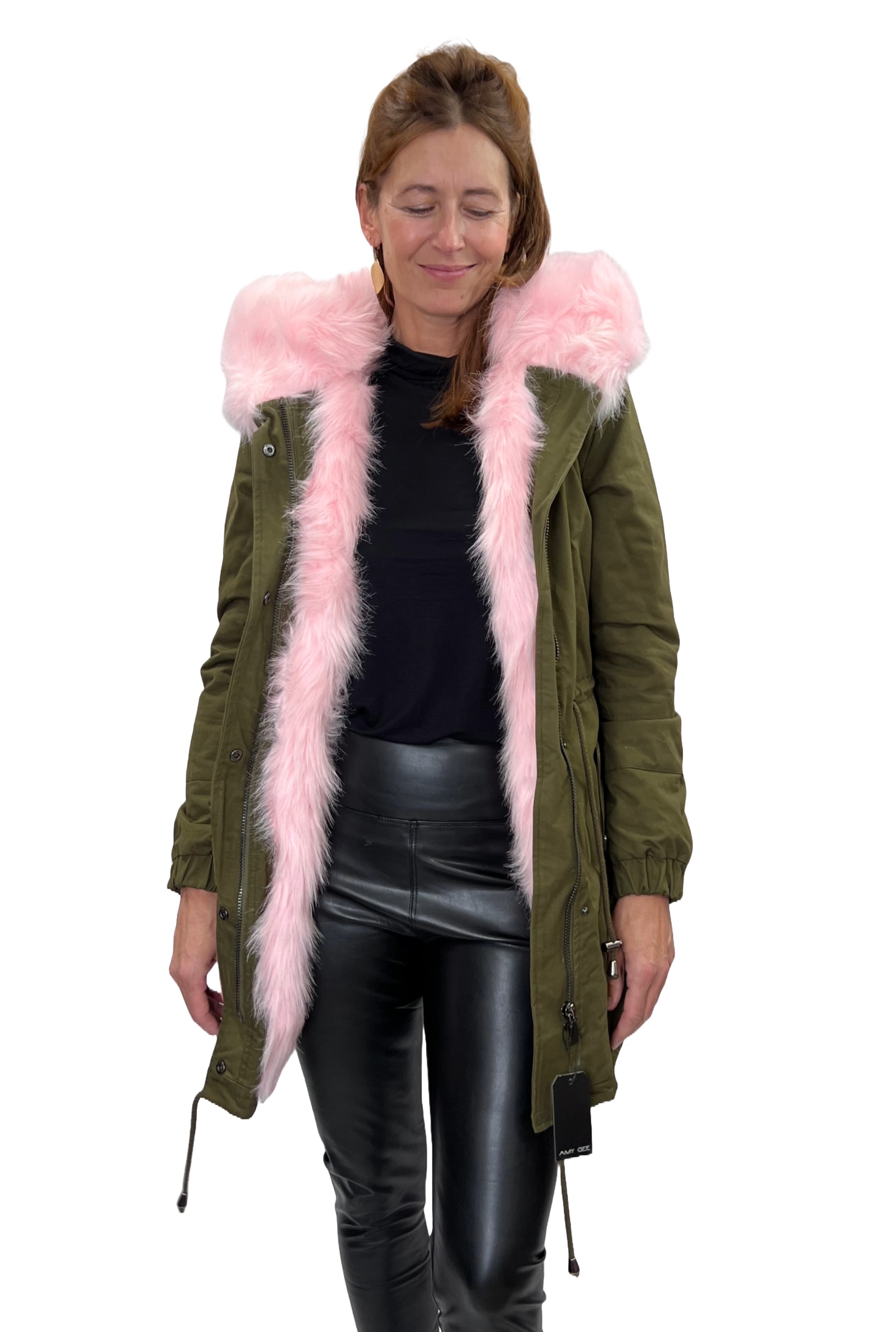 Amy Gee Parka mit Kunstfellfutter