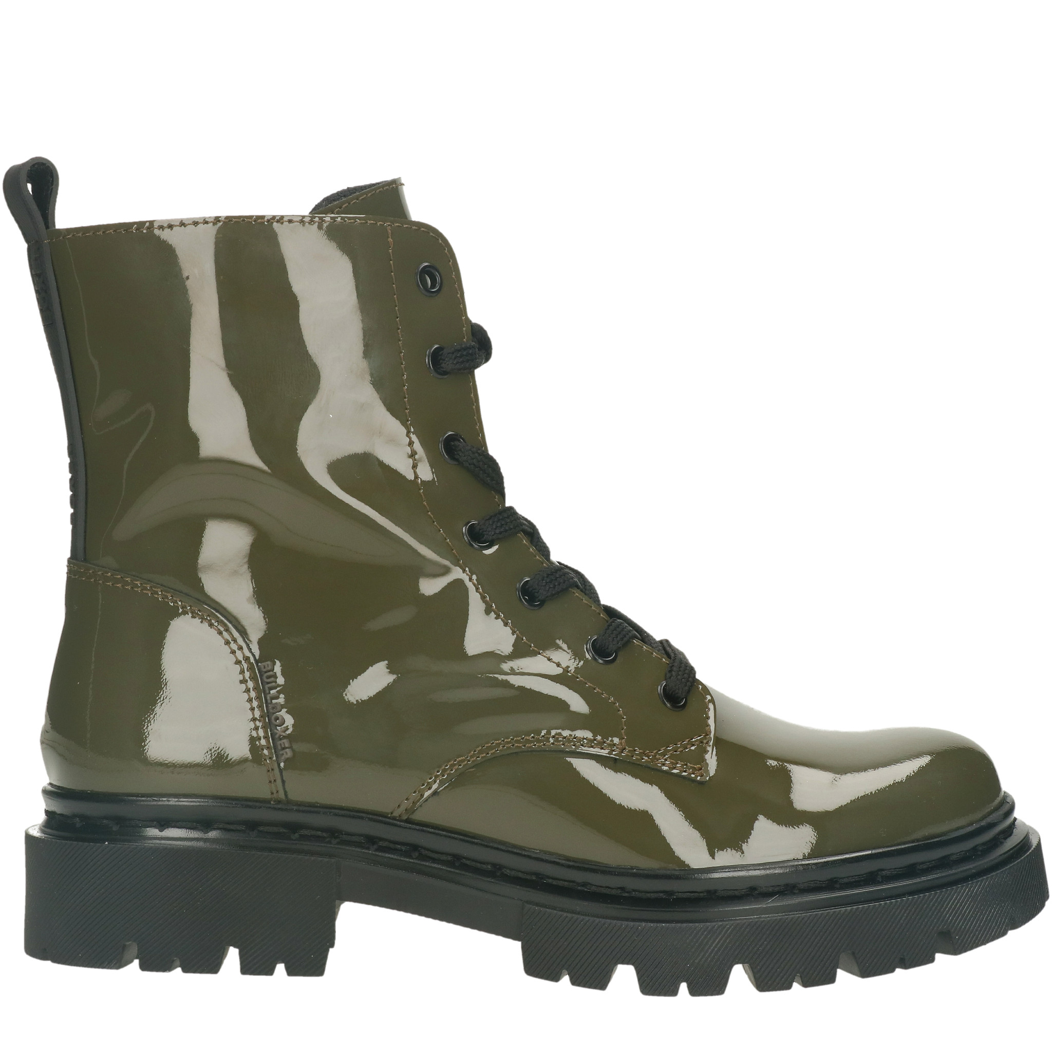 BullBoxer Nadine Damen Schnürboots Lackleder 610504E6L_MLTRTD70