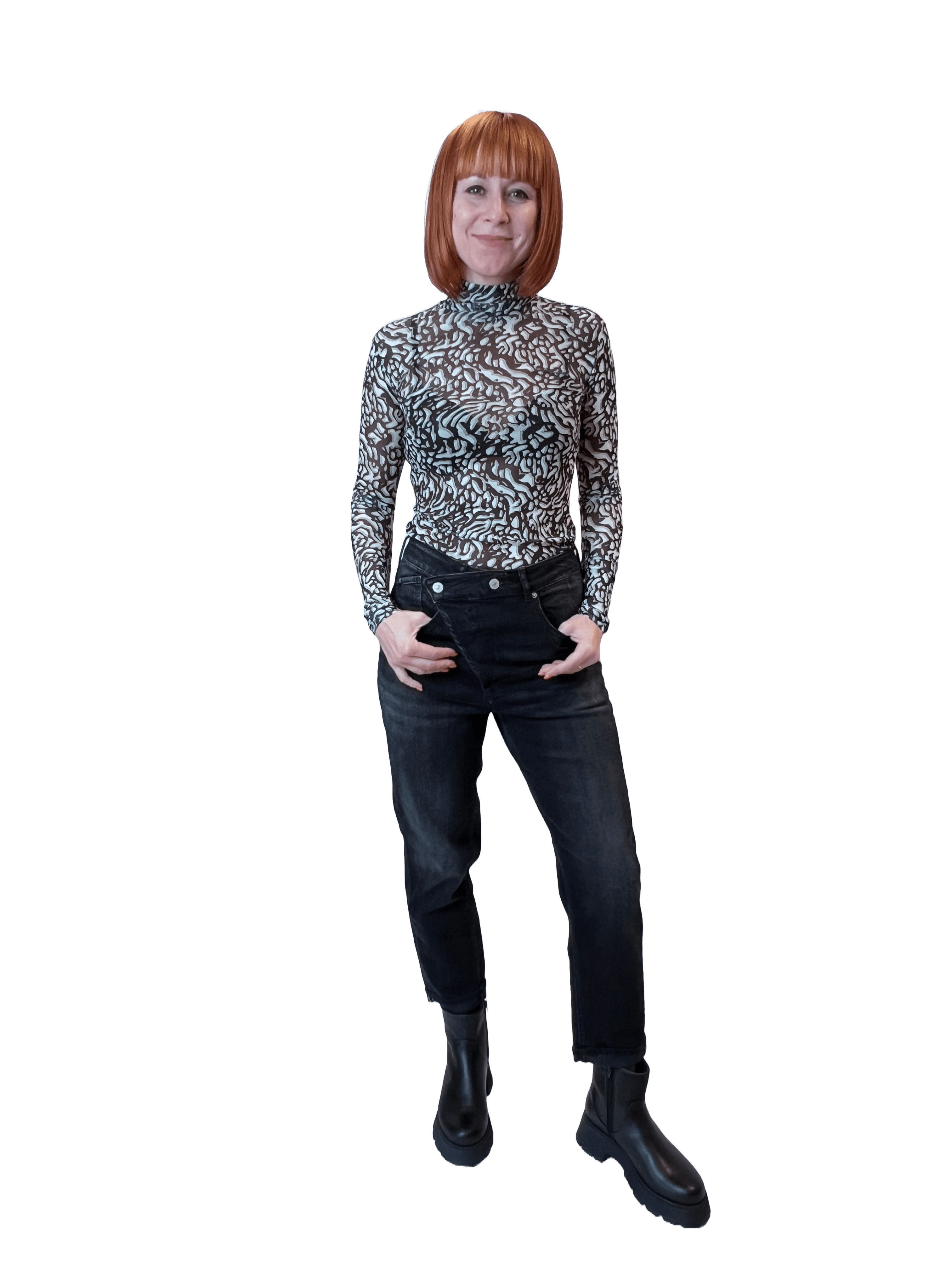 Le Temps des Cerises Cosy Damen Jeans JFCOSY00W1411222