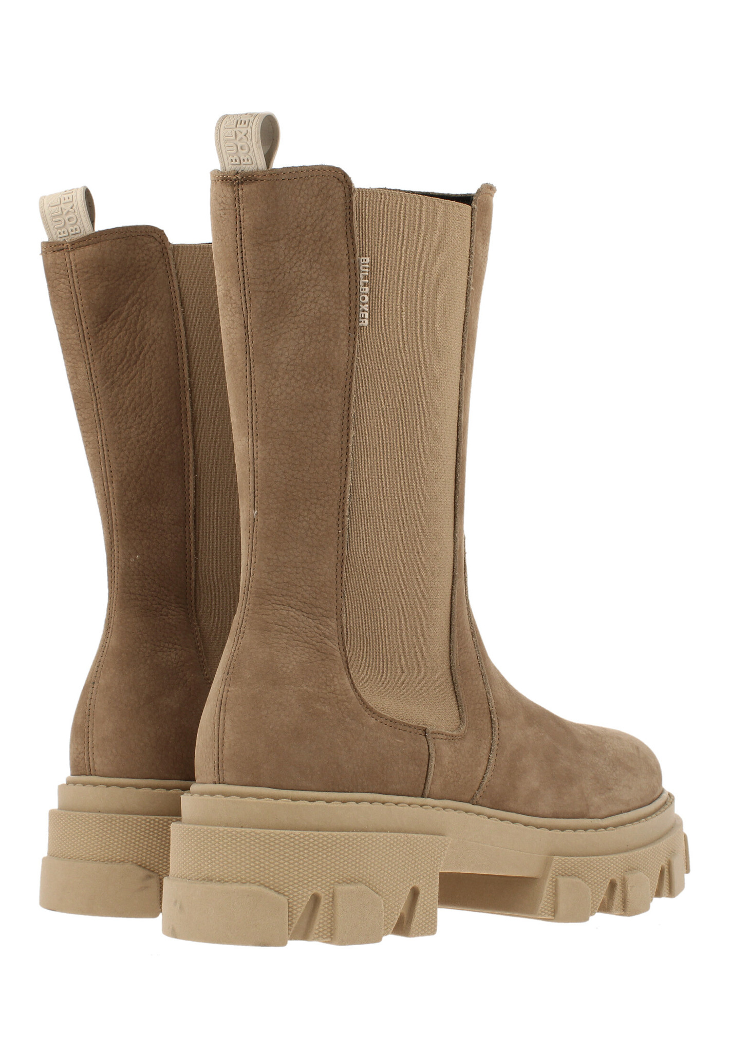BullBoxer Jacy 517506E7L Damen High Chelsea Stiefel