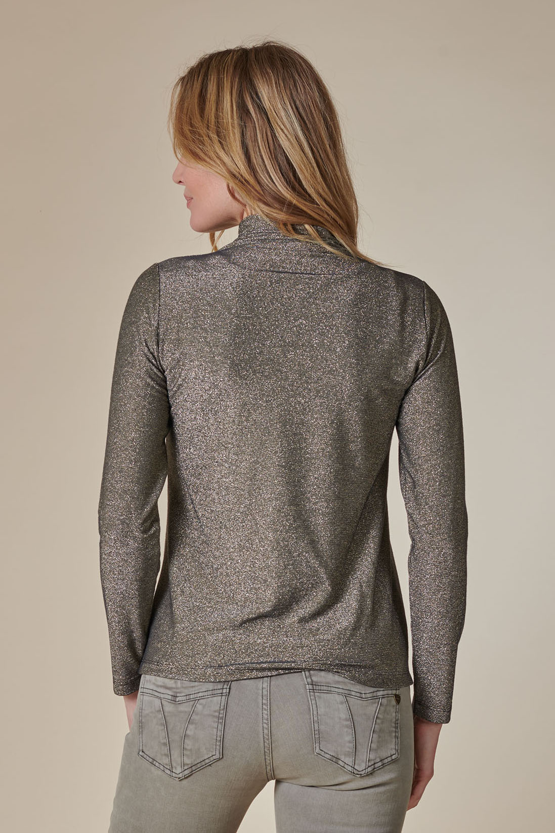 Zhrill Abigail Lurex Damen Shirt