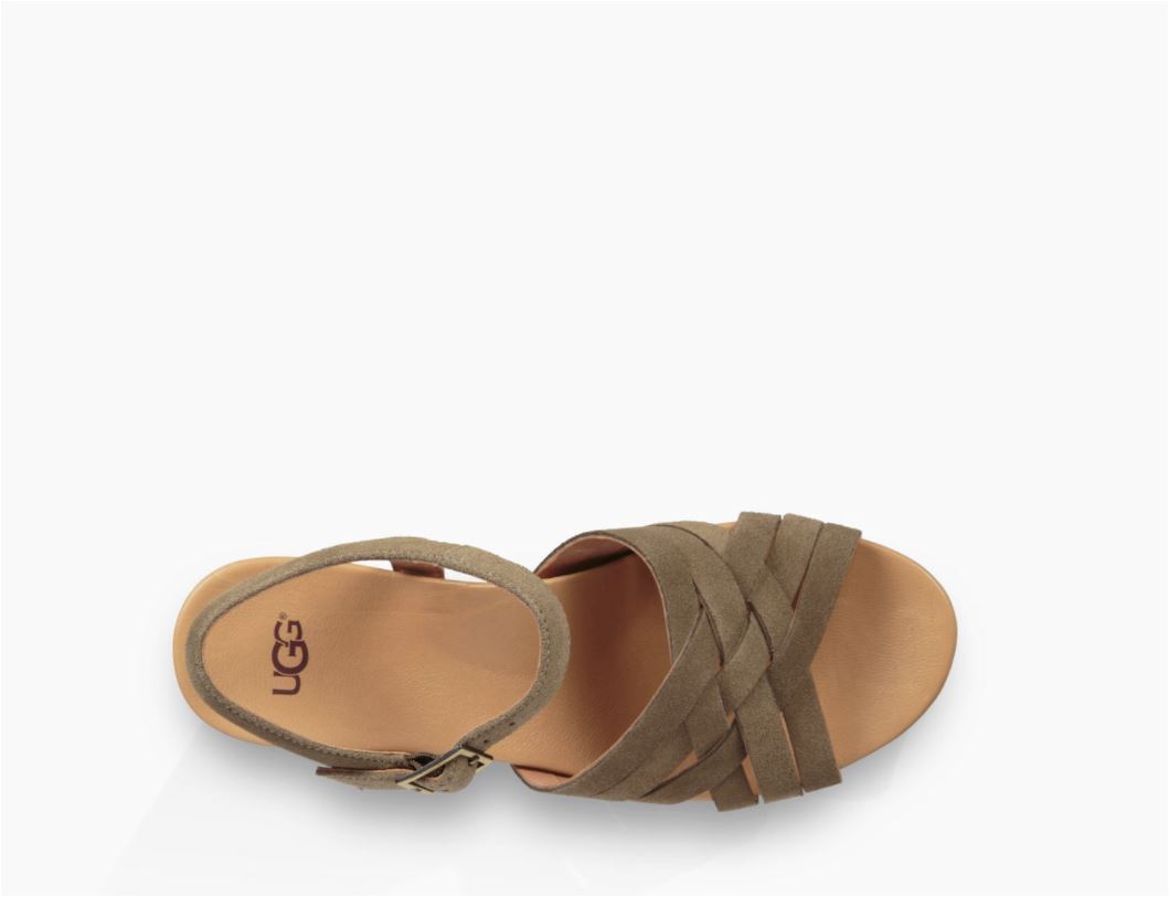 UGG Uma Damen Keil Sandale