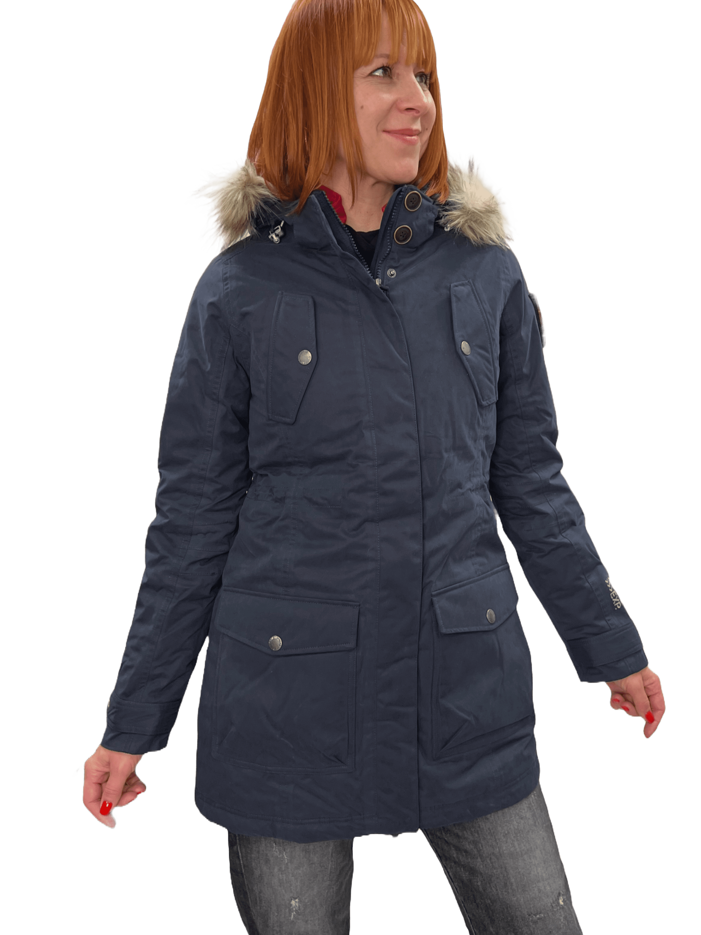Arqueonautas 234425 Damen Parka mit Kompass