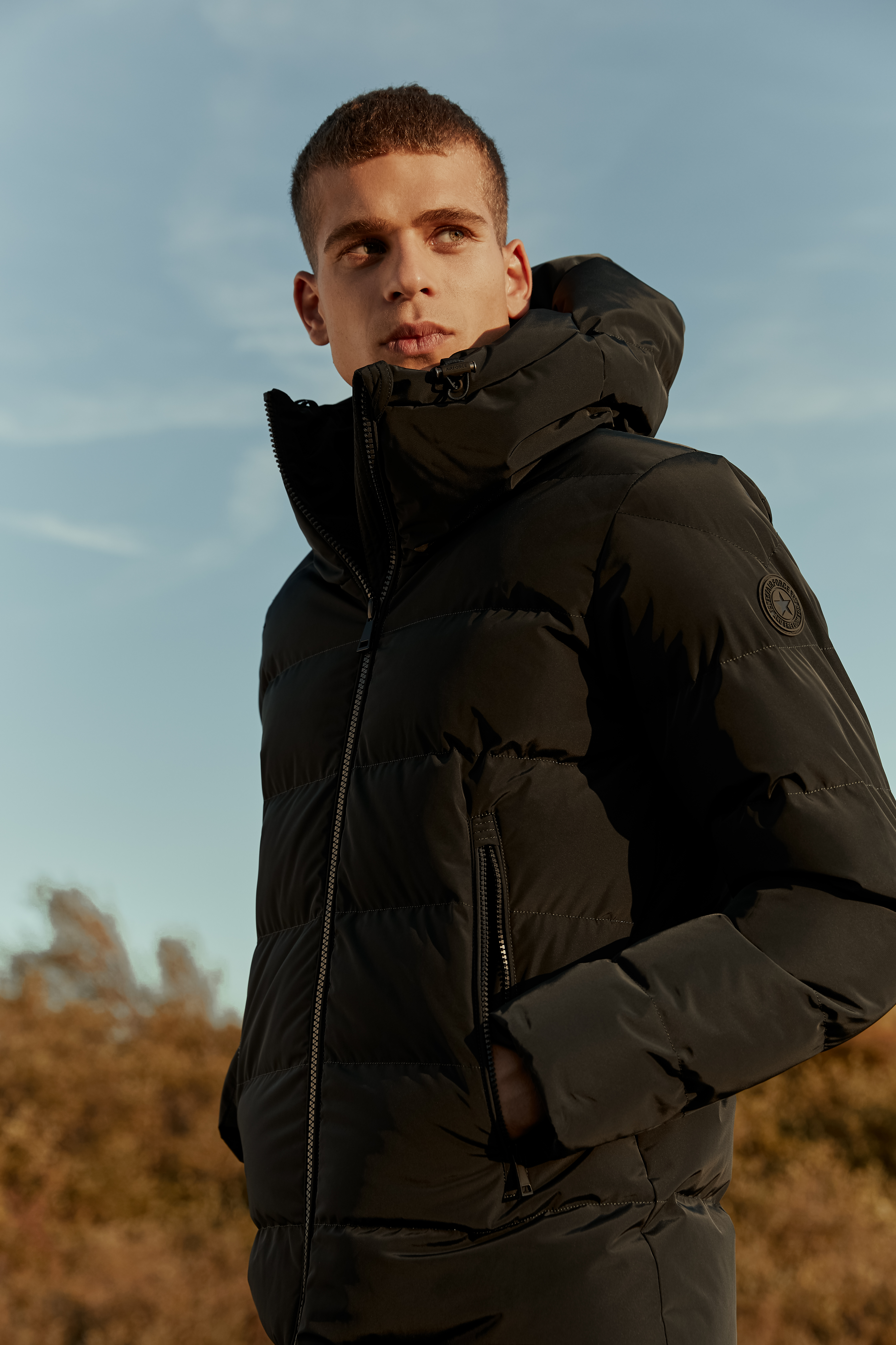 Airforce Mitchell Parka Technical Softshell Herren Winterjacke