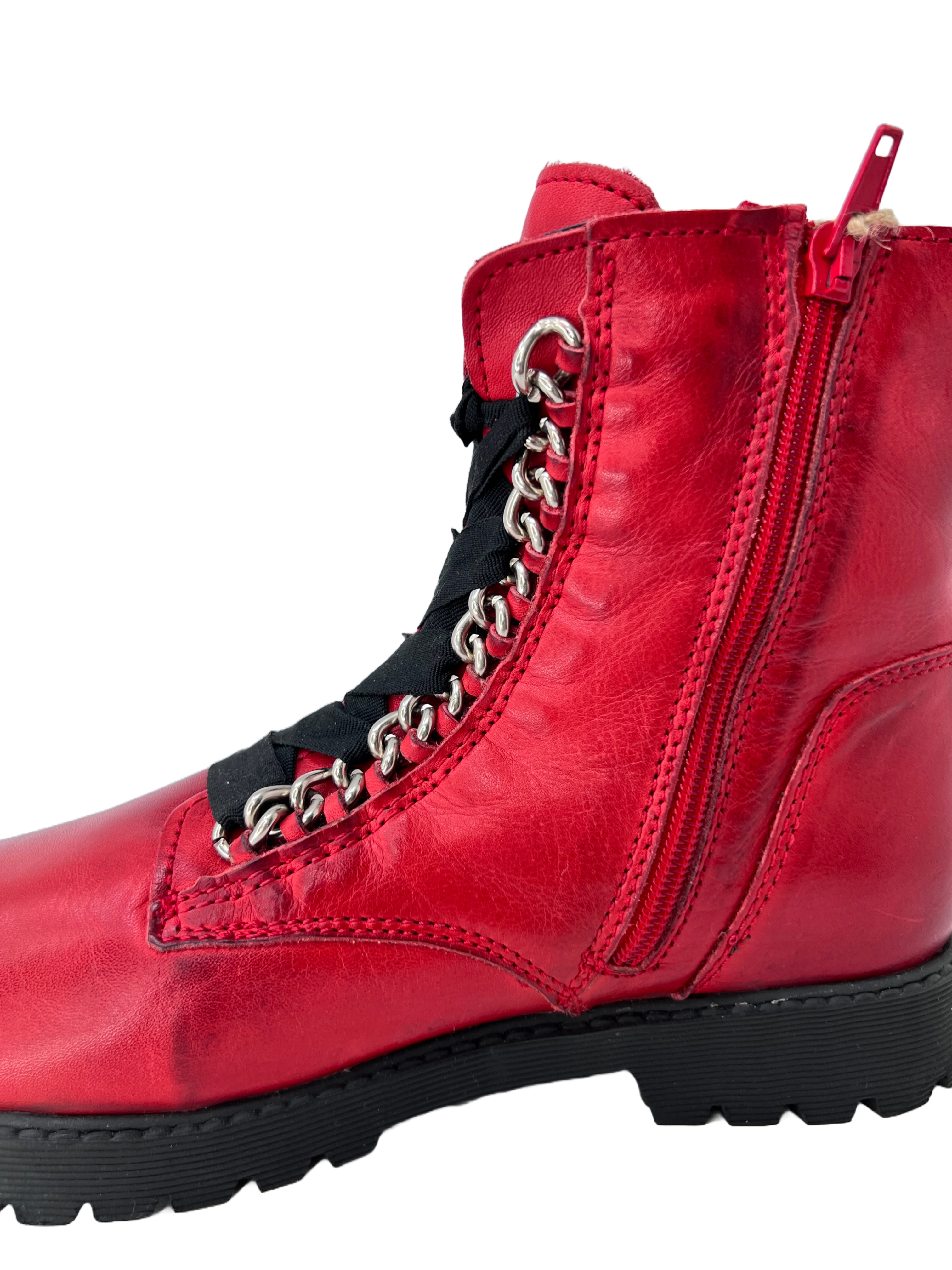 Post Xchange Blondy 225 Damen Schnürrschuhe mit Kettenschnürrung