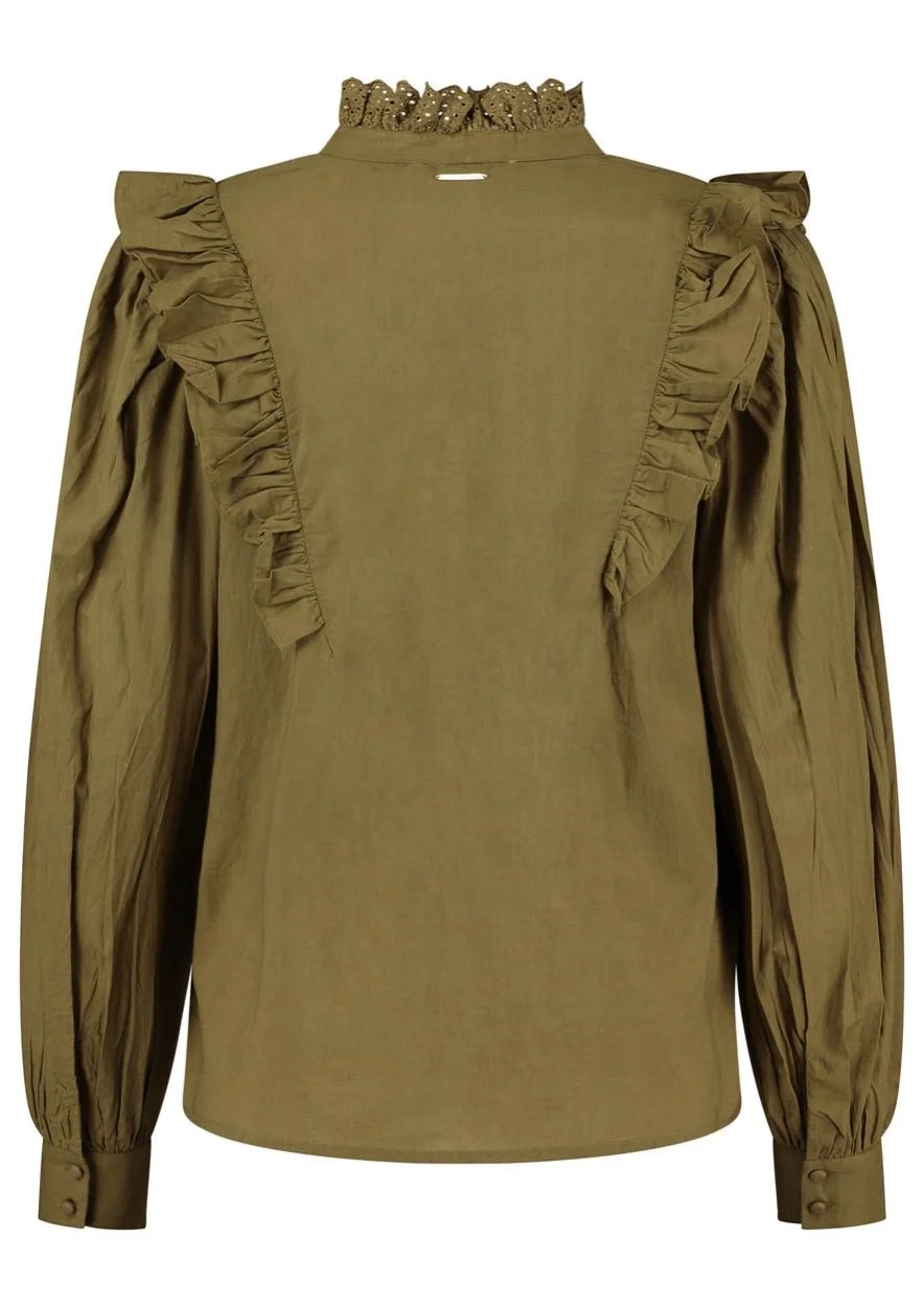 Circle of Trust Celeste oliv Damen Bluse