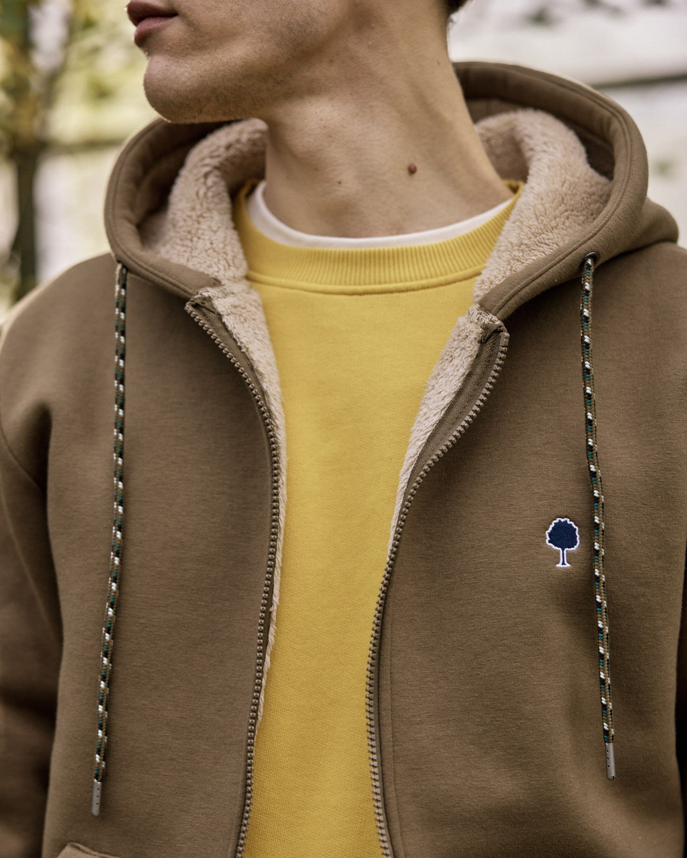 Faguo Meygal Knit Herren Sweatjacke