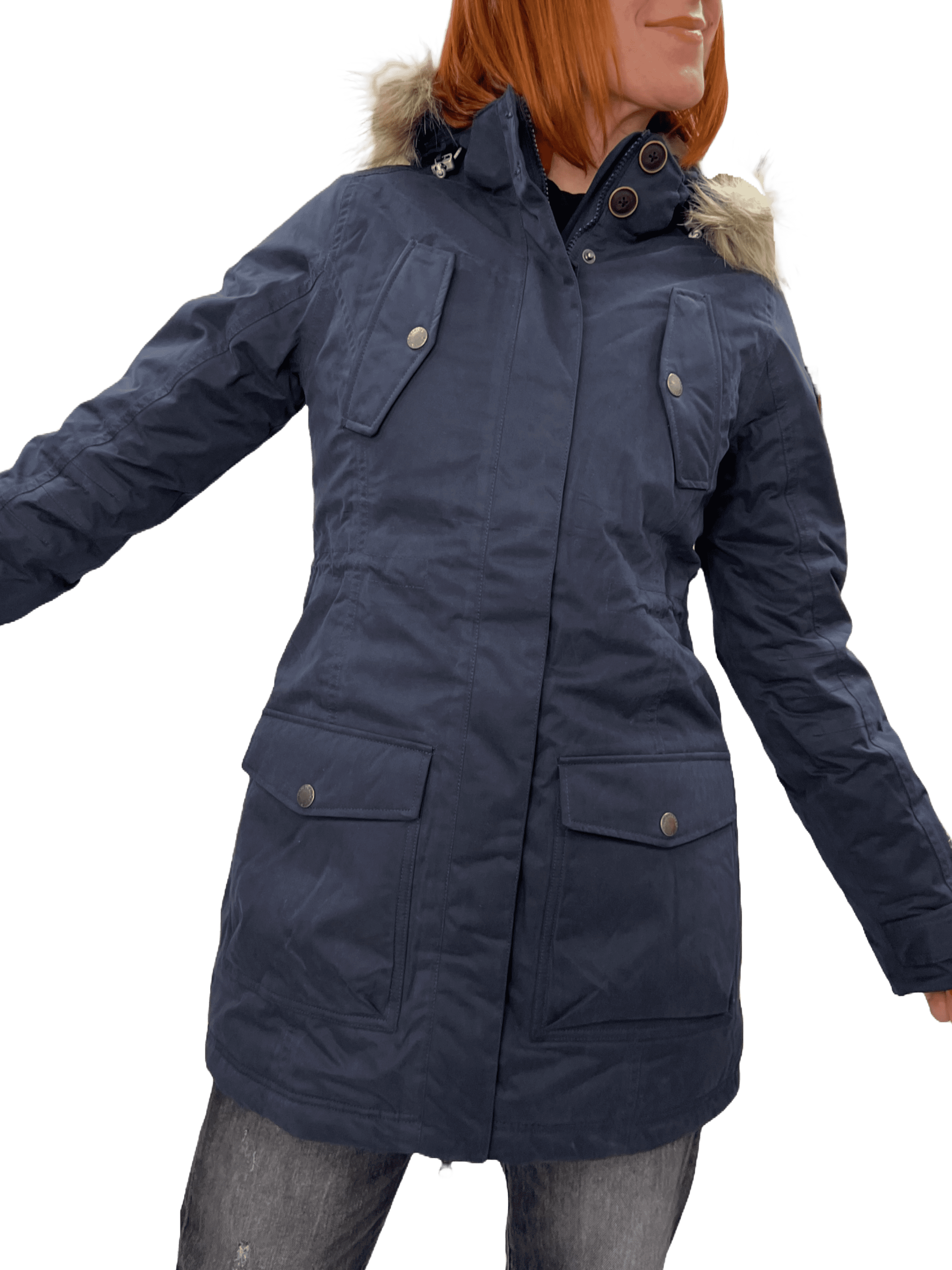 Arqueonautas 234425 Damen Parka mit Kompass