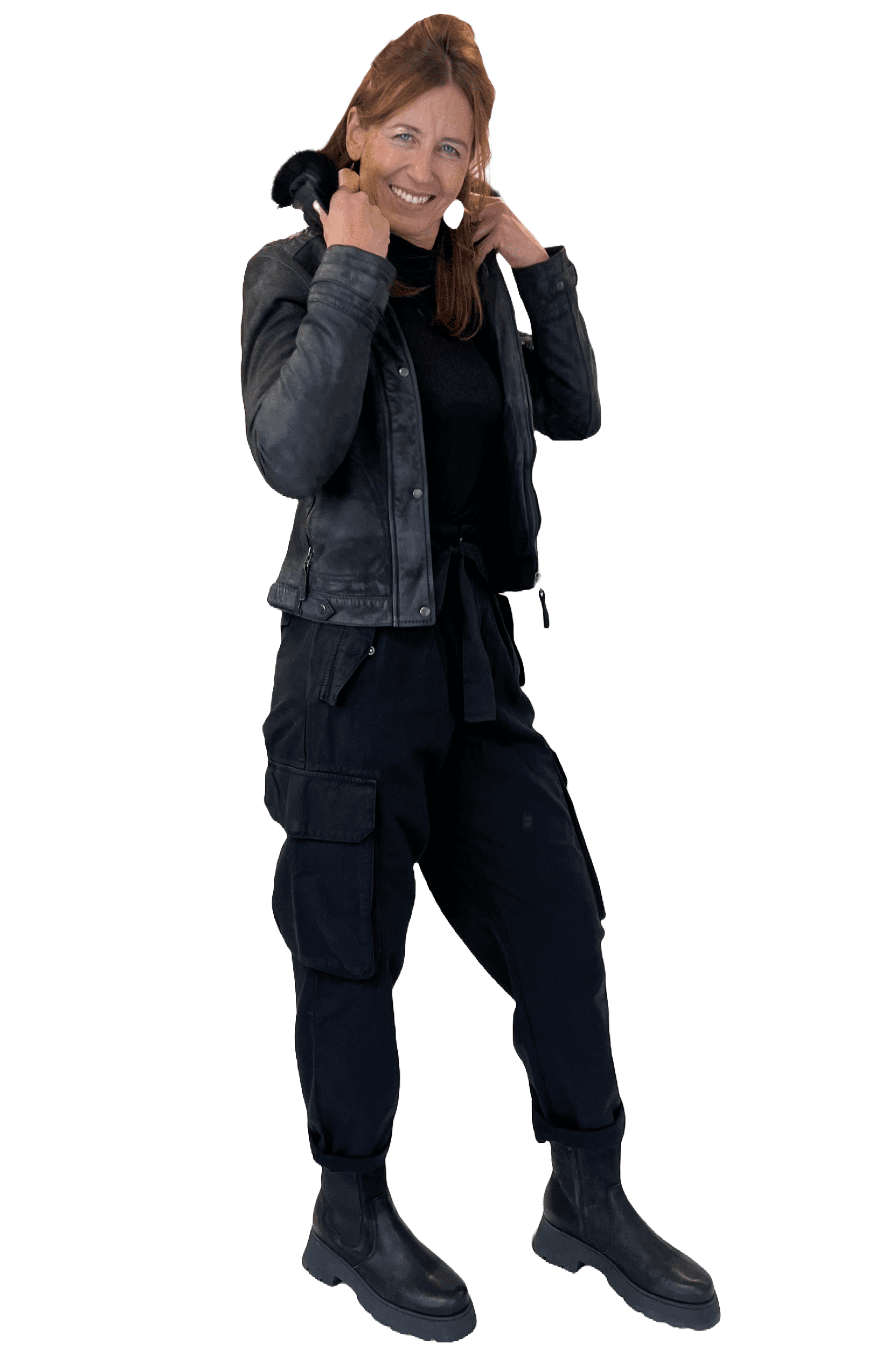 Rino & Pelle Cerise  Damen Leder Jacke