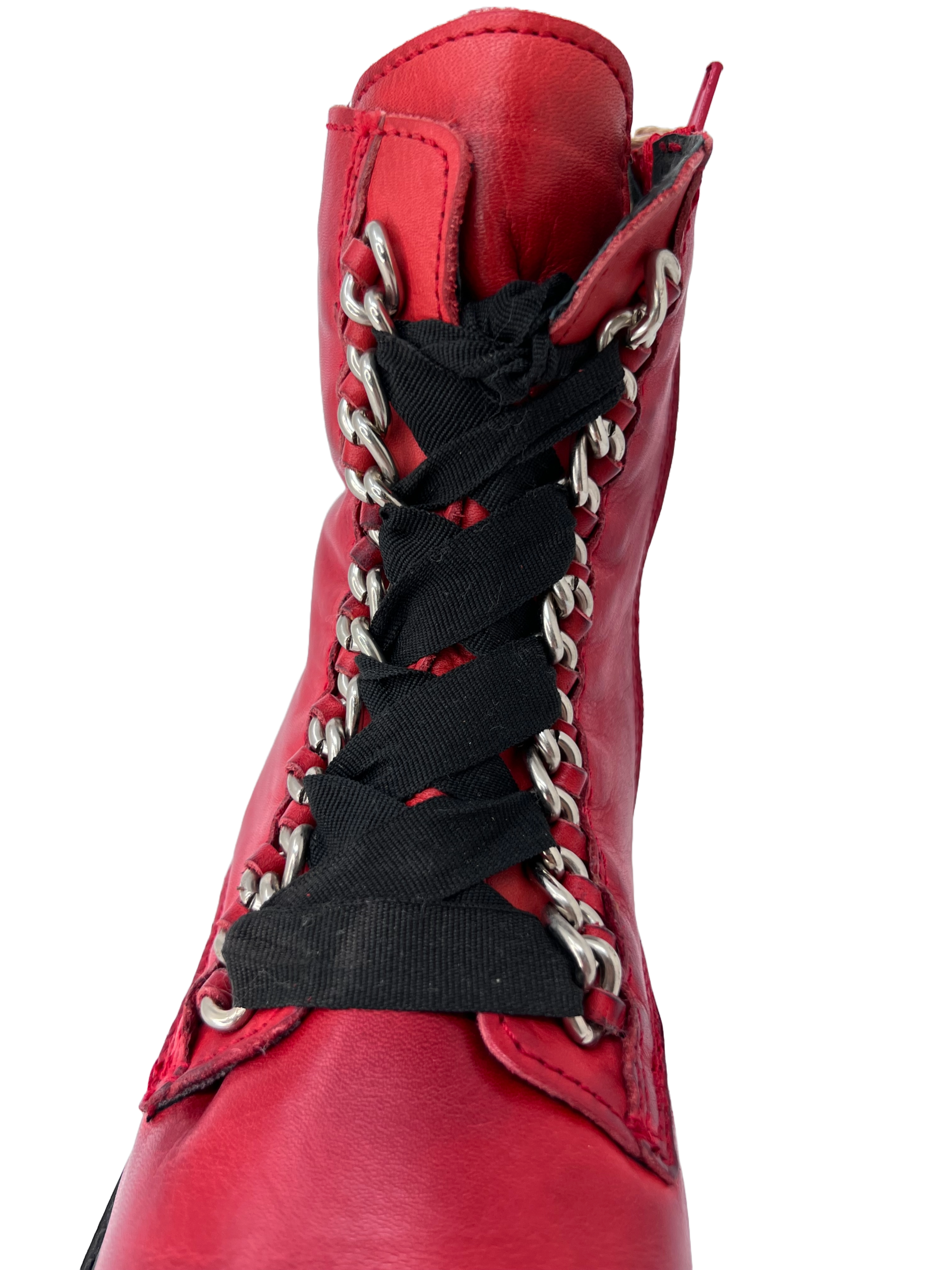 Post Xchange Blondy 225 Damen Schnürrschuhe mit Kettenschnürrung