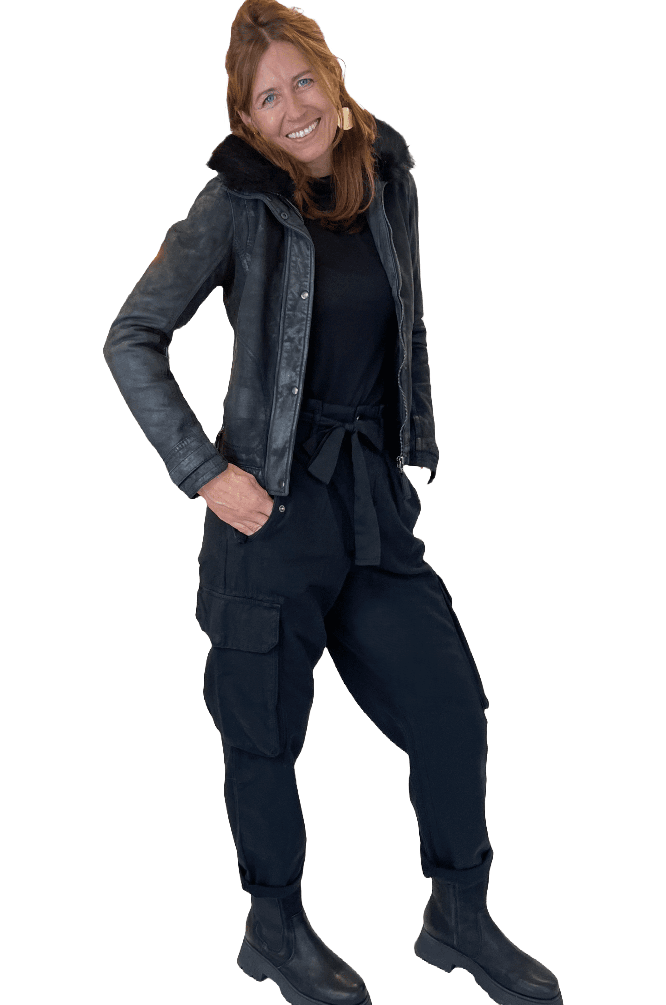 Rino & Pelle Cerise  Damen Leder Jacke