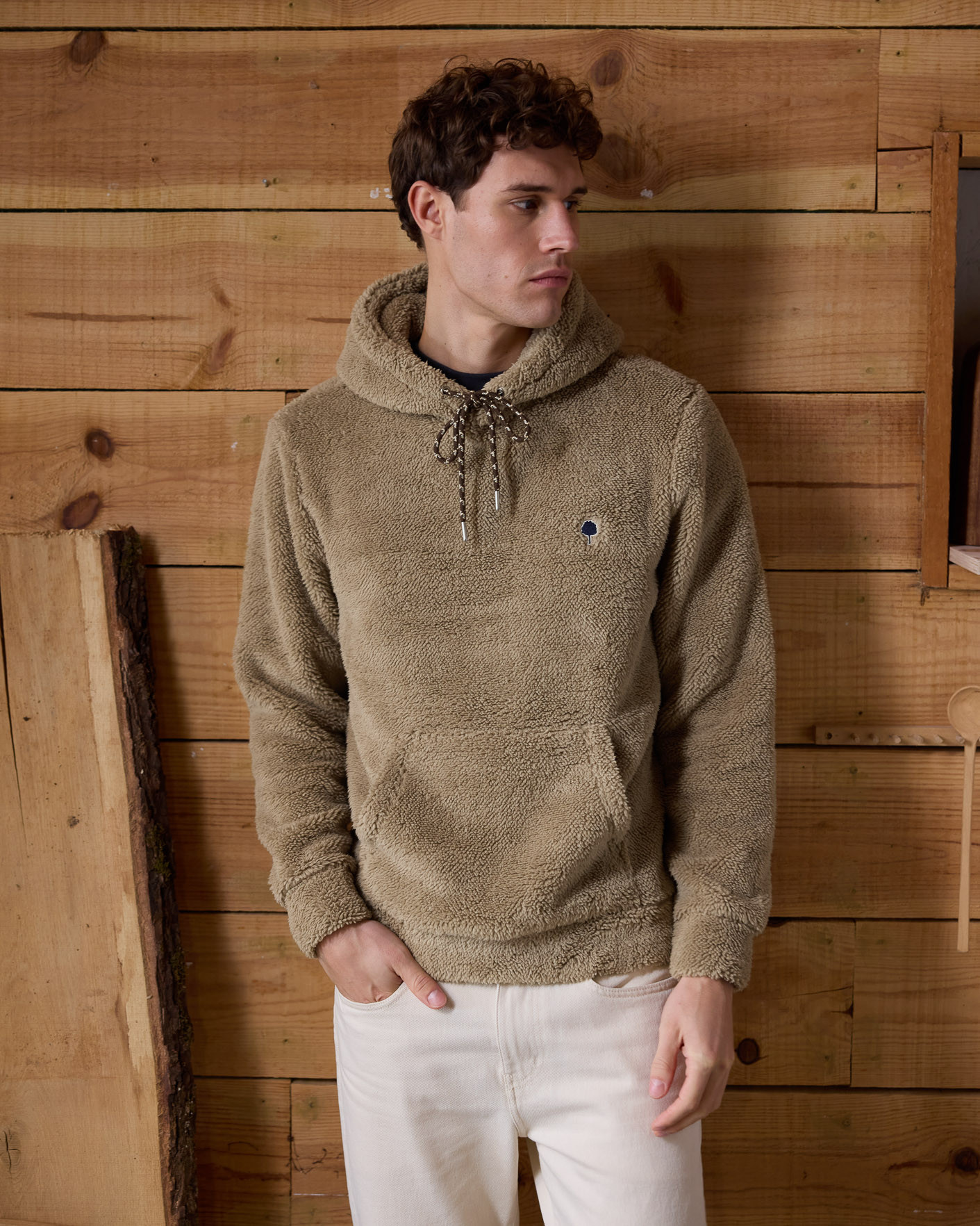 Faguo Dirac Sherpa Knit Herren Hoodie 