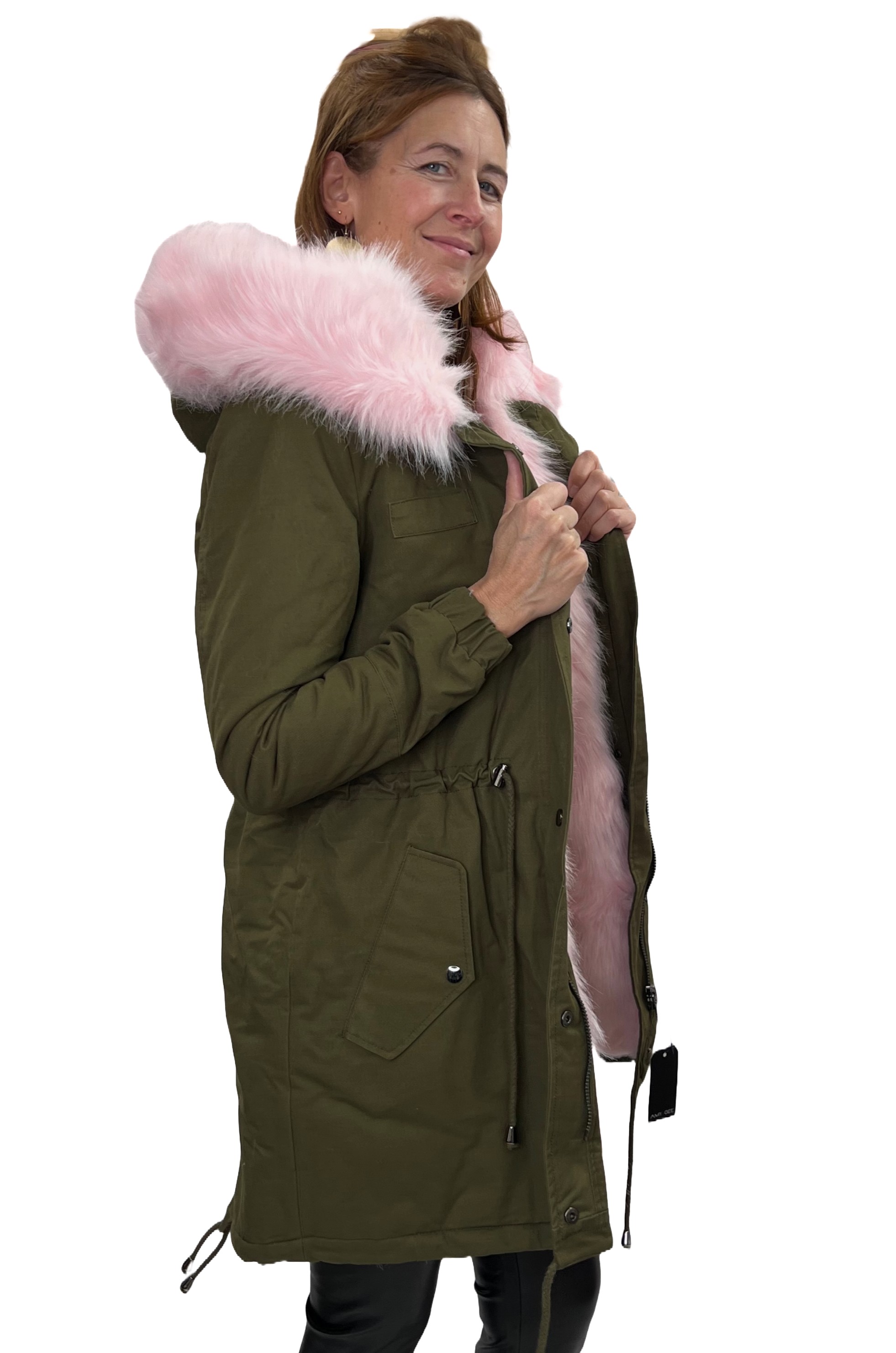 Amy Gee Parka mit Kunstfellfutter