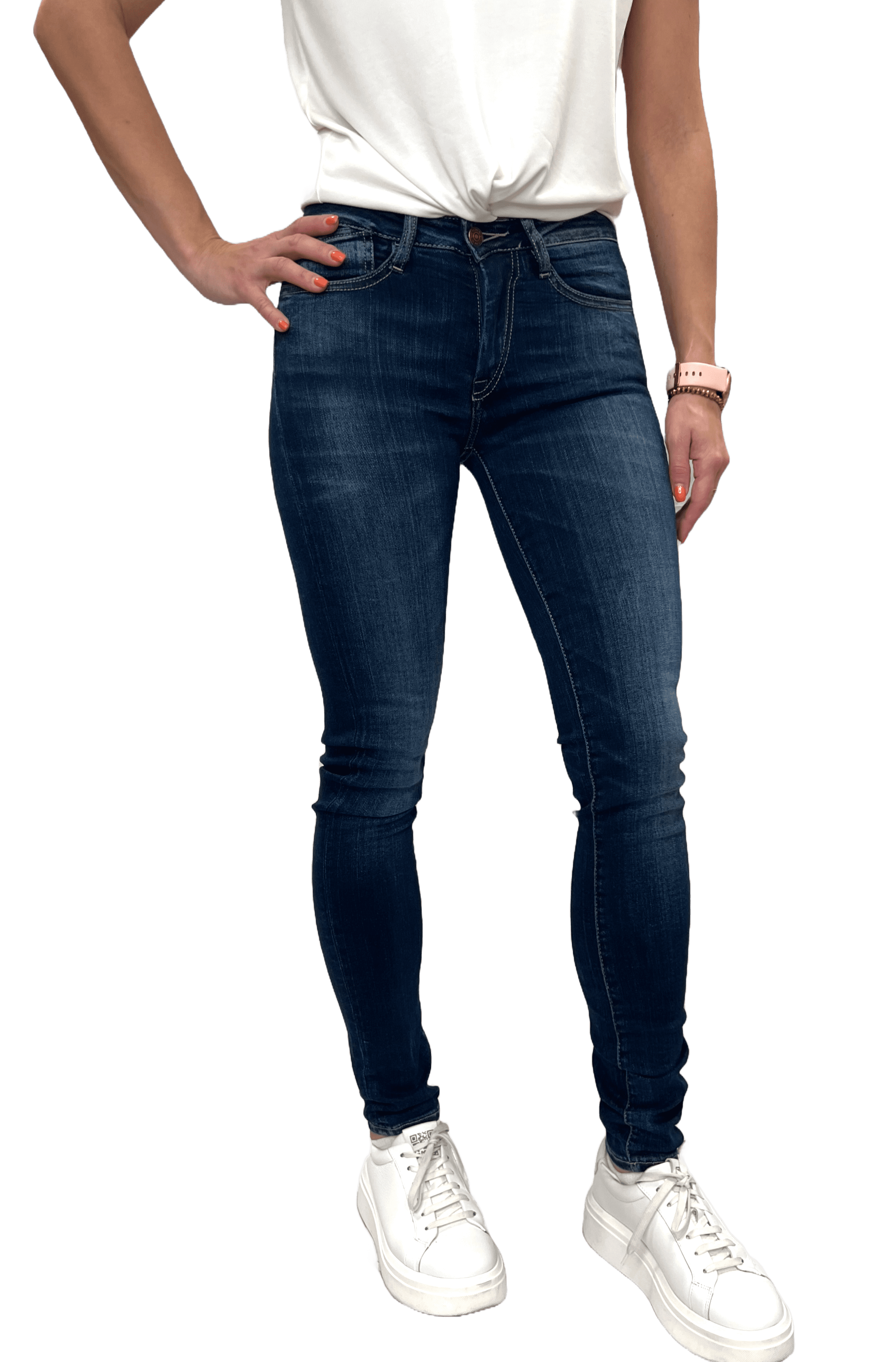 Le Temps des Cerises JFPOWERHICW1342222 Power High C Damen Jeans