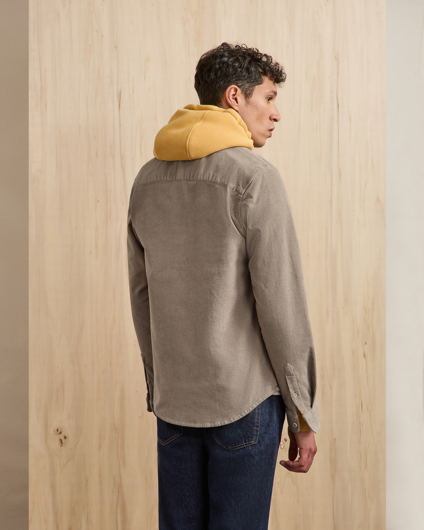 Faguo Onca Woven Cord Herren Hemd 