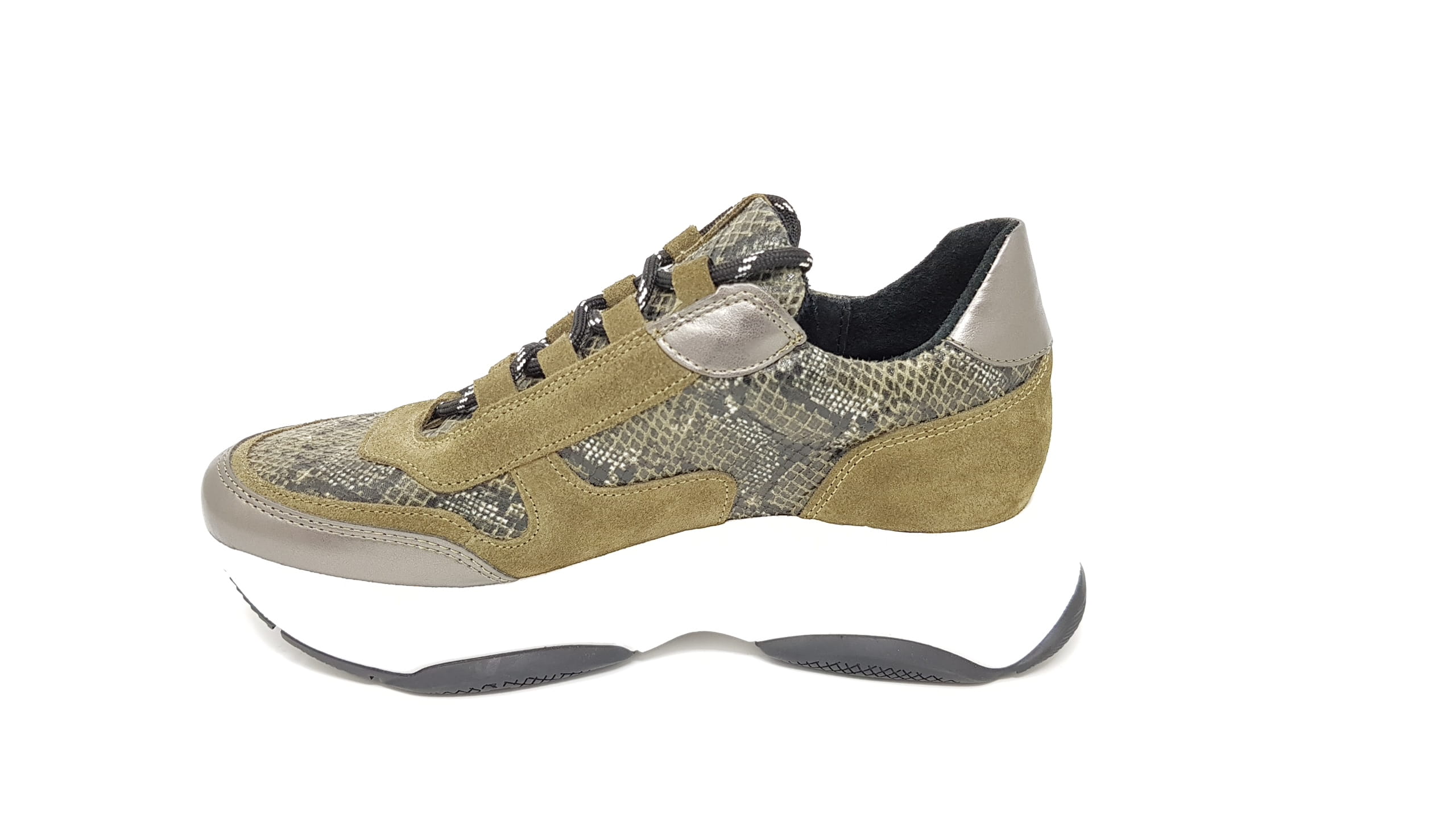 SPM Katrie Ugly Plateau Sneaker Snake