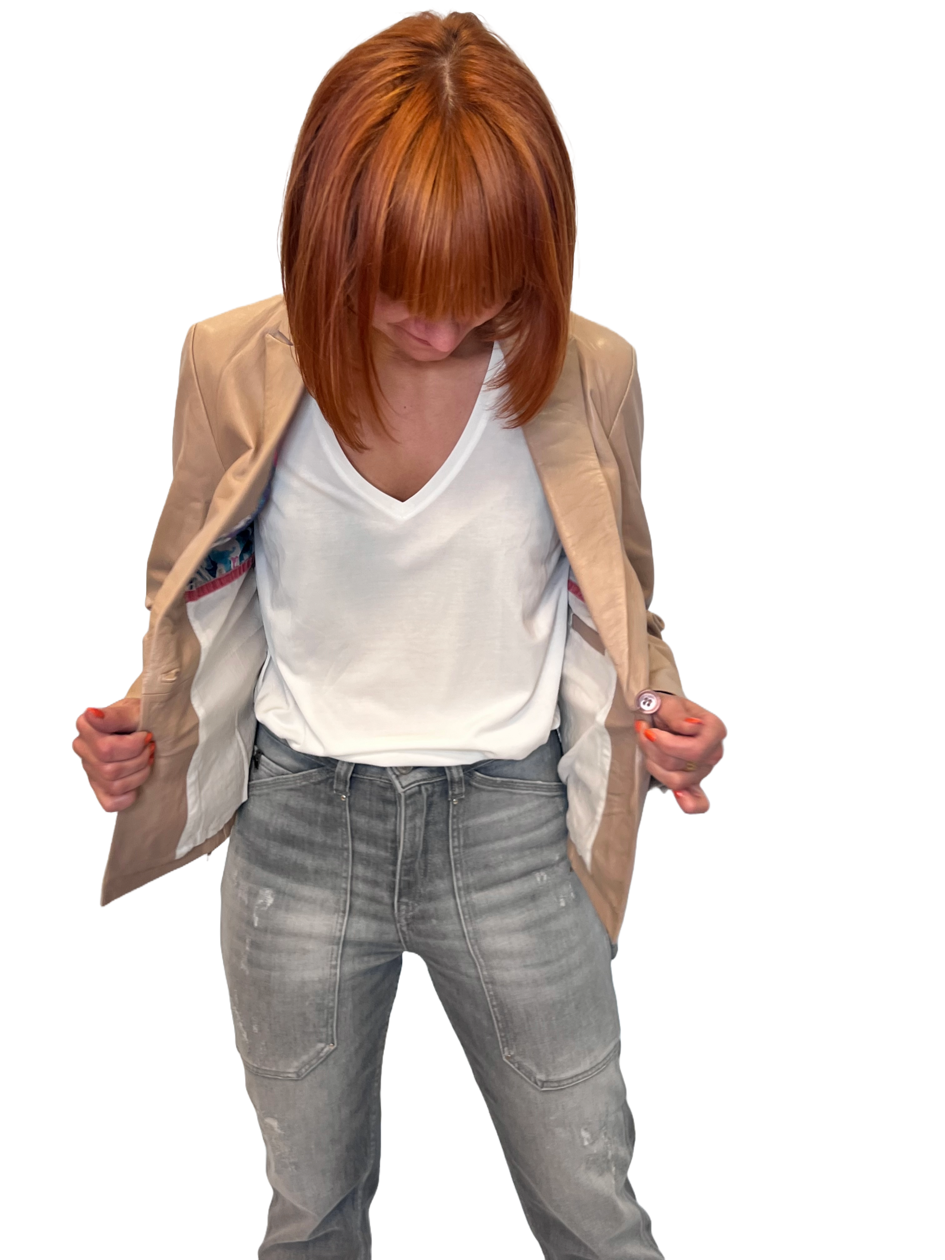 Rino & Pelle Caatje Damen Lederblazer