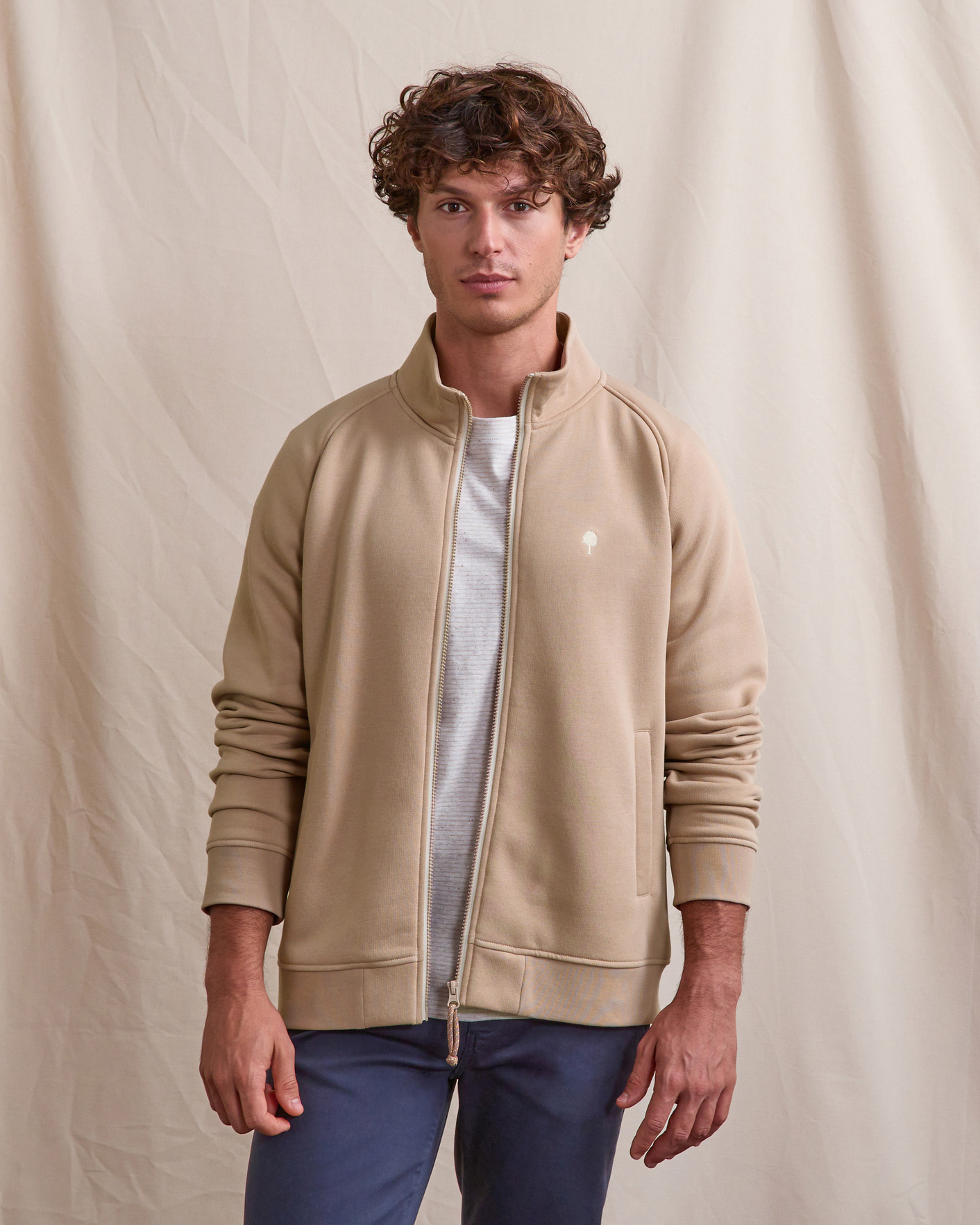 Faguo Horte Knit Herren Sweatjacke